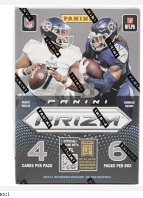 2022 Panini Prizm Football Blaster Box