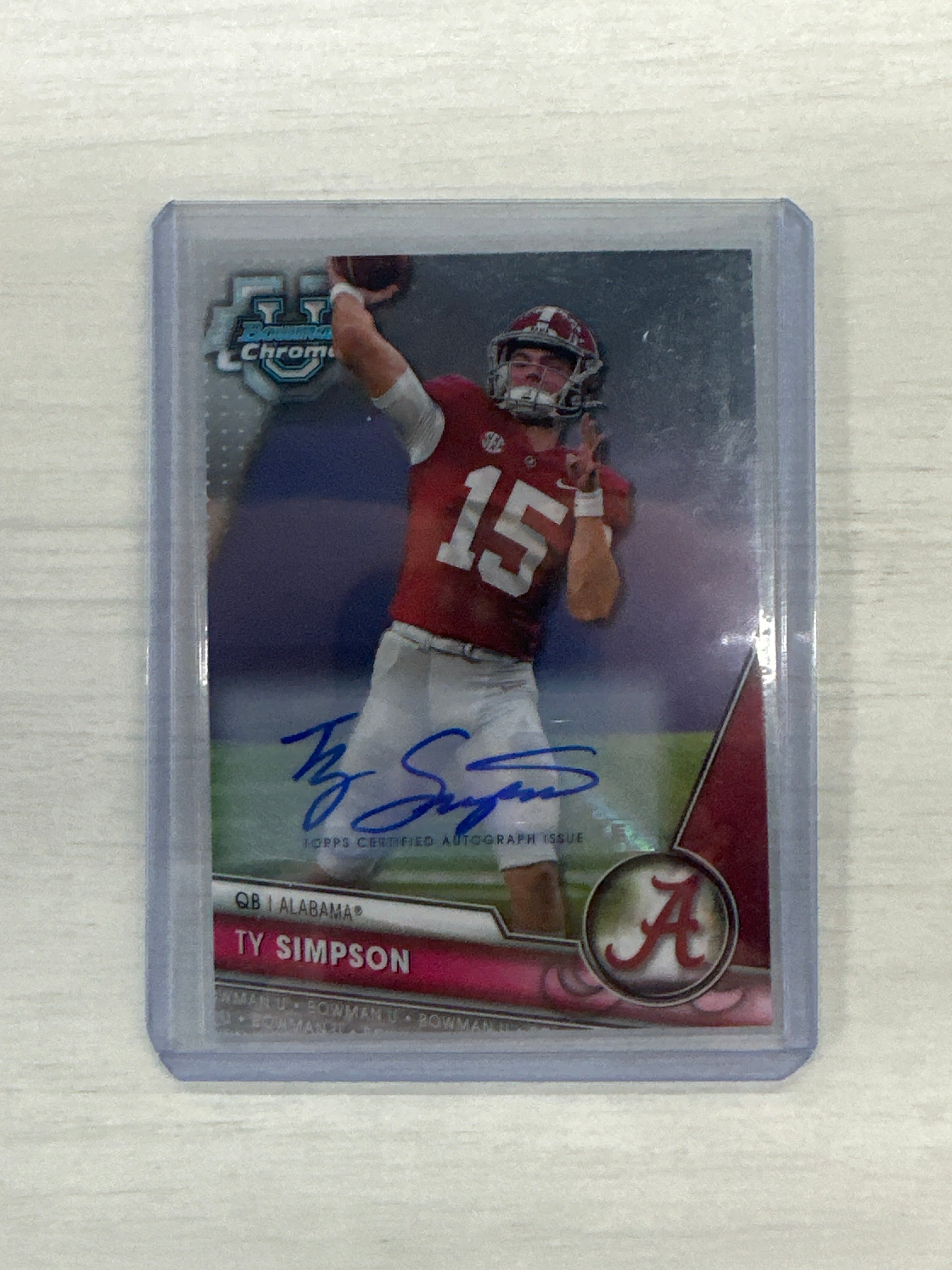 2024 Bowman U Ty Simpson Alabama Auto