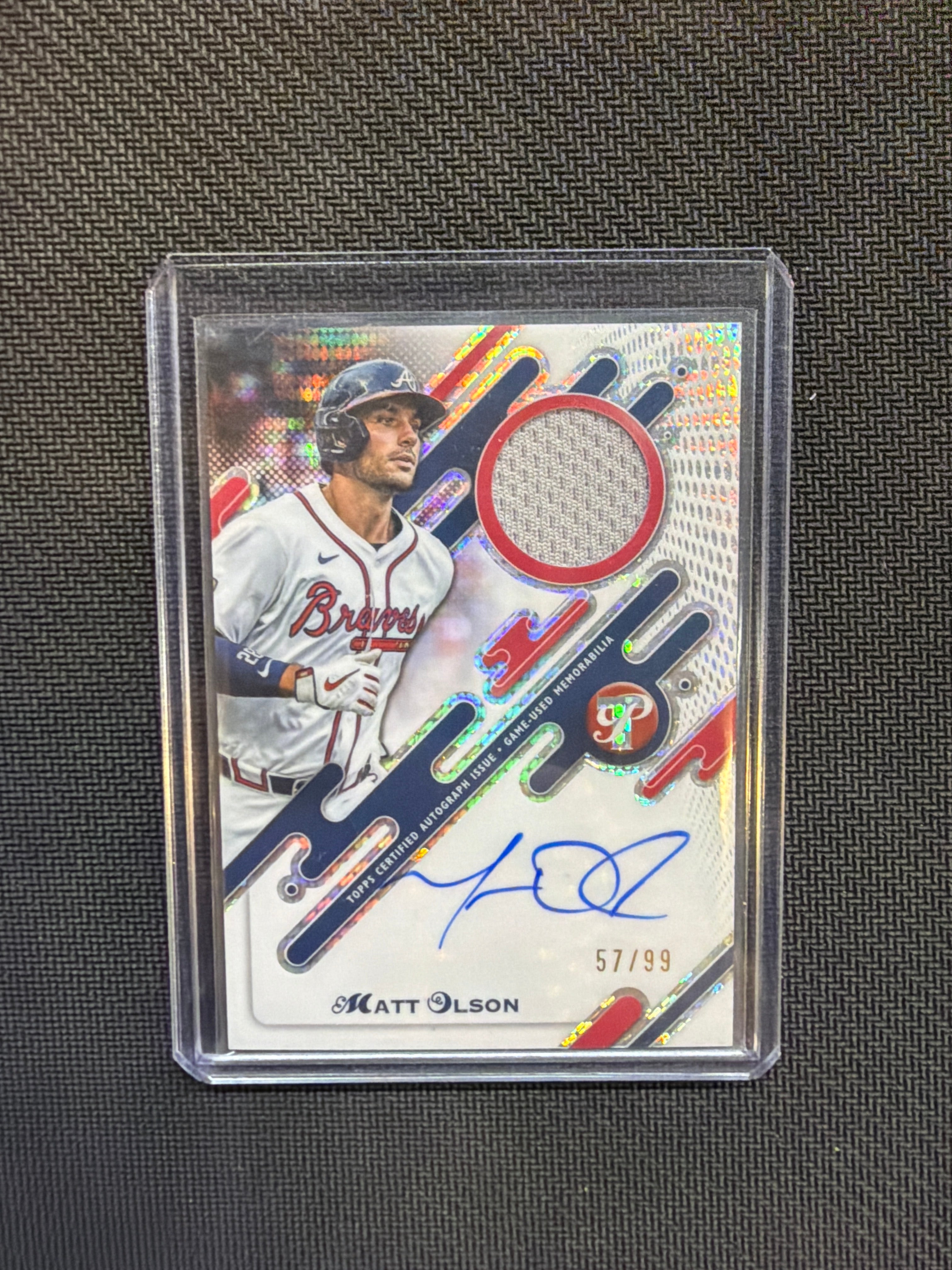 2025 Topps Pristine Matt Olson Patch Auto /99 Braves