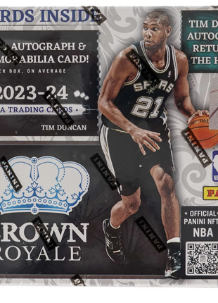 2023-24 Panini Crown Royale Basketball Hobby Box Sealed Look For KABOOMS!