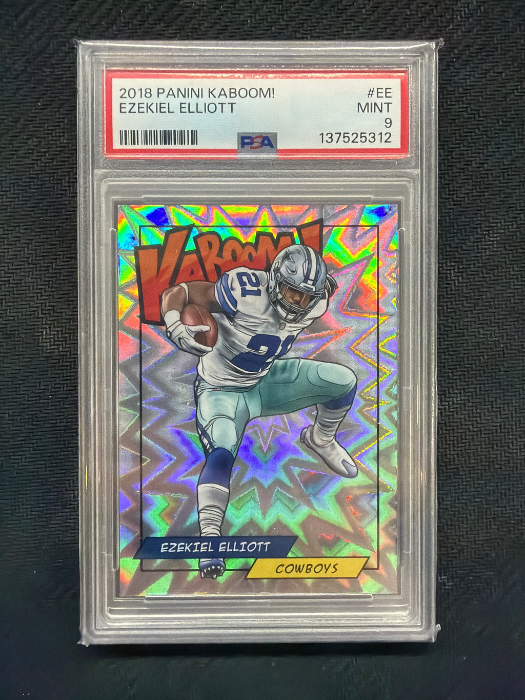 2018 Panini Kaboom! Ezekiel Elliott Kaboom! PSA 9 Cowboys