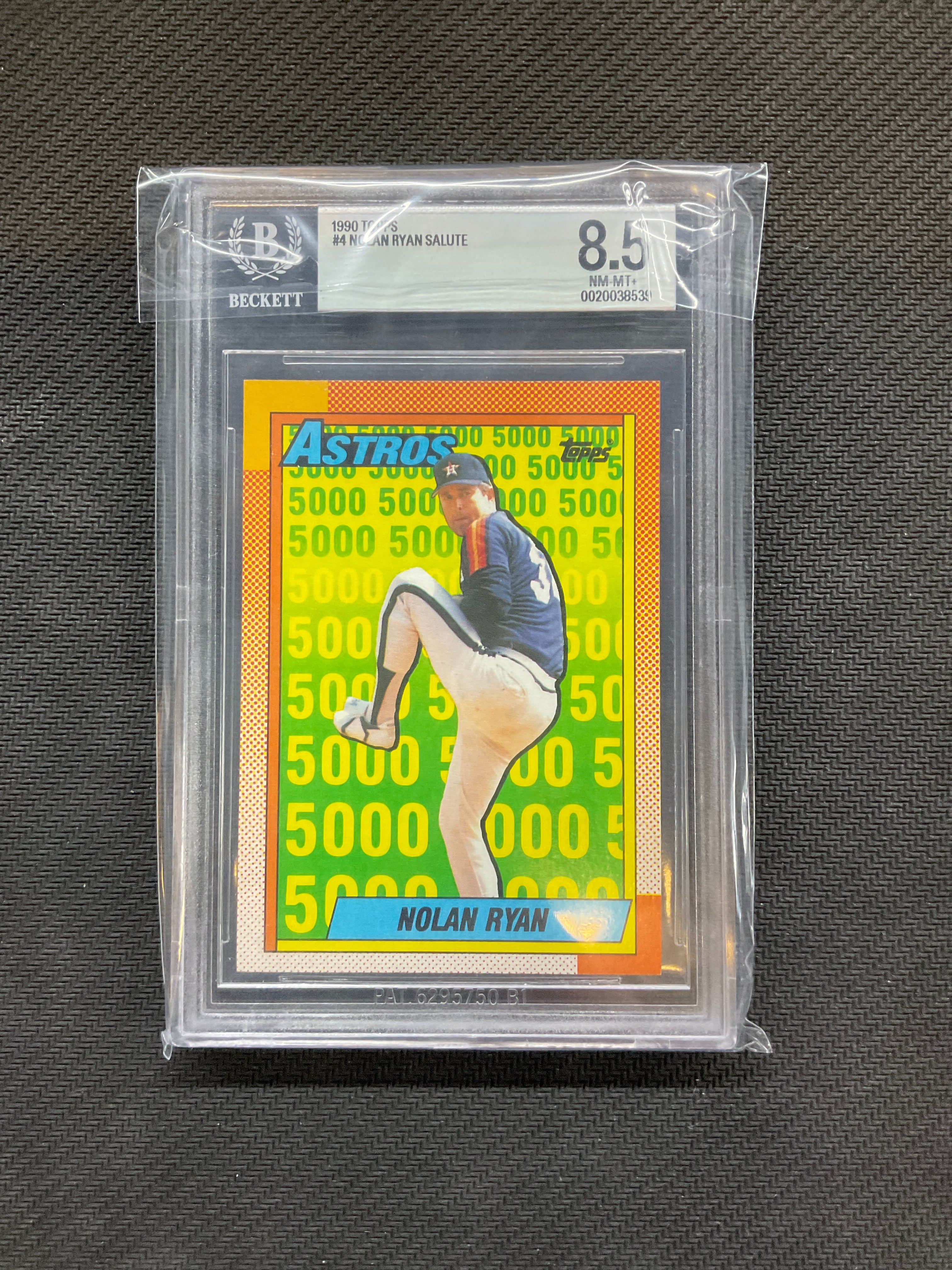 1990 Topps Nolan Ryan #4 Salute BGS 8.5 539