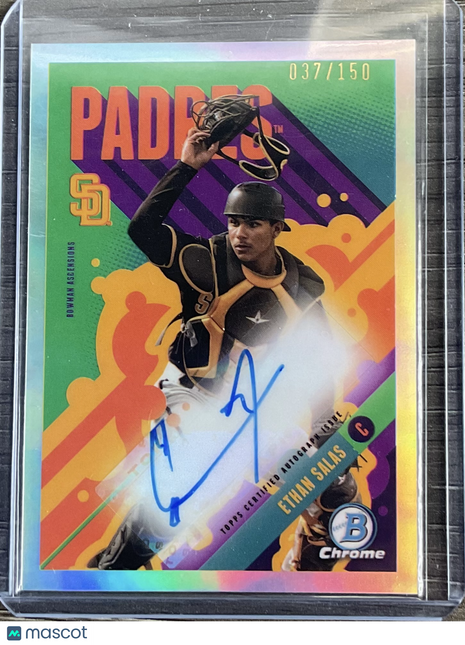 2024 Bowman Ascensions Ethan Salas Auto /150 Rookie Padres