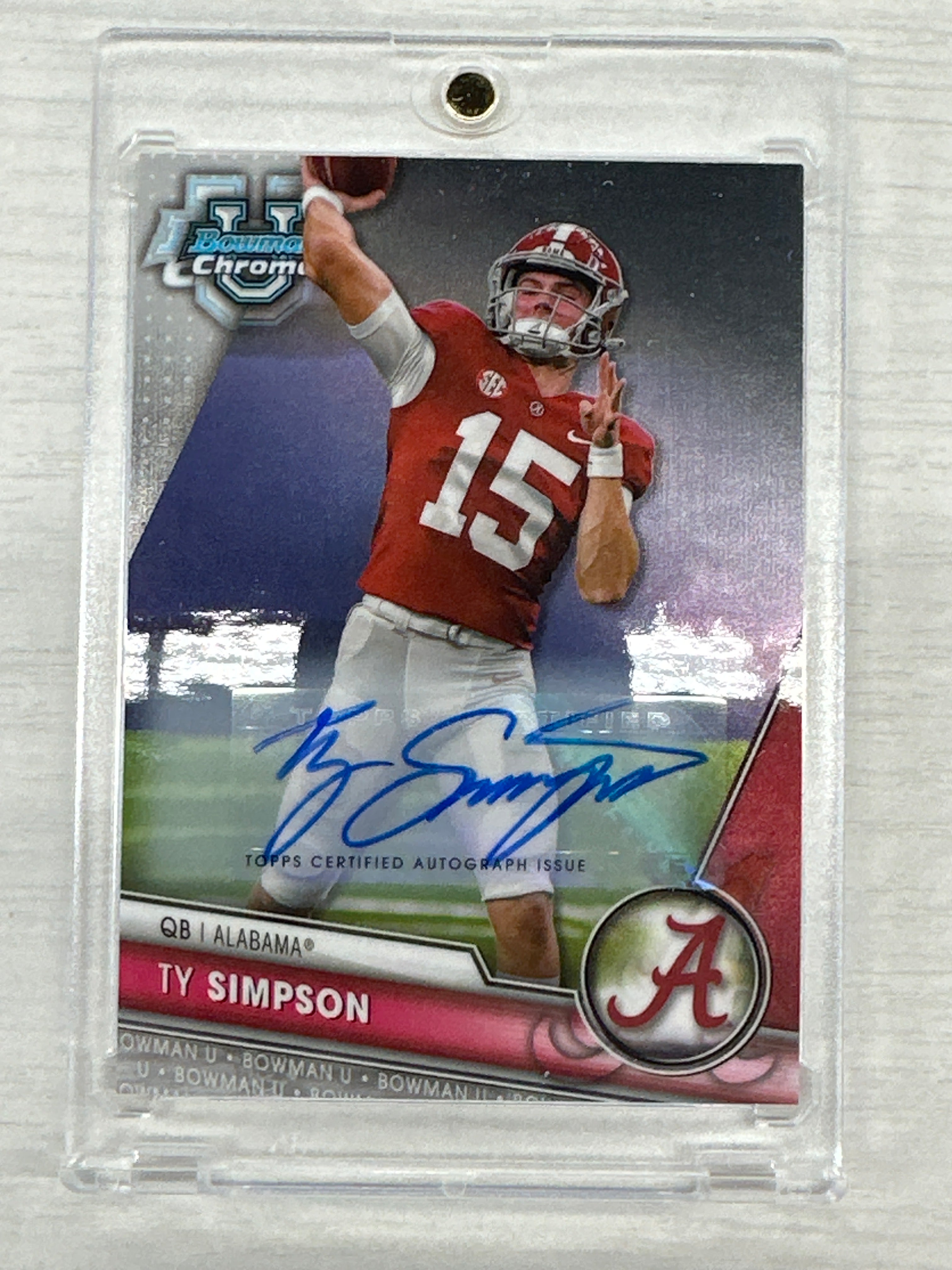 2024 Bowman U Ty Simpson Alabama Auto