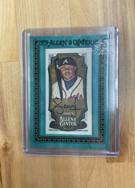2024 Topps Allen And Ginter Andruw Jones Auto