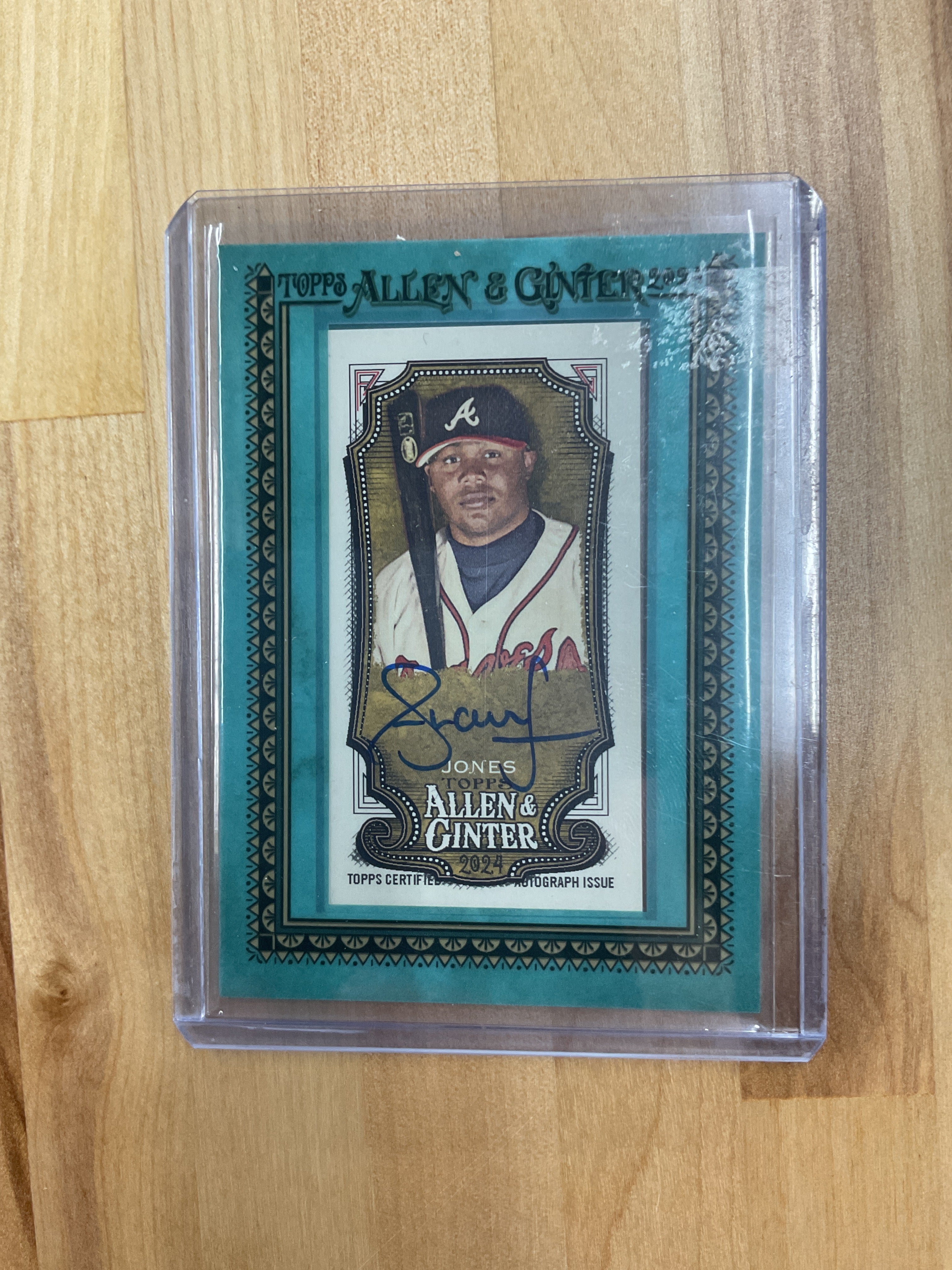 2024 Topps Allen And Ginter Andruw Jones Auto