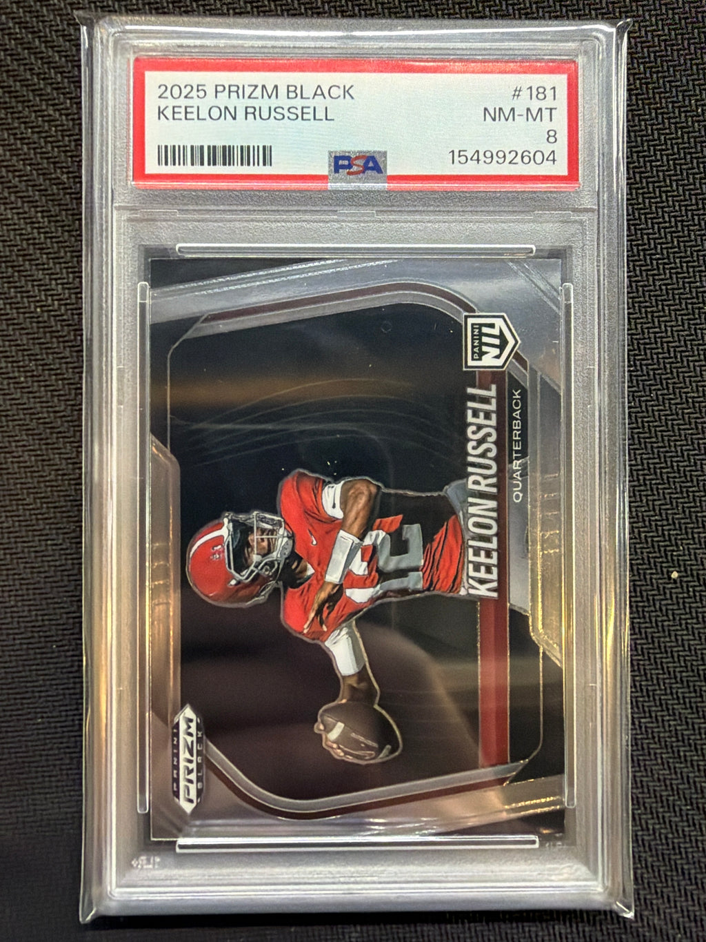 2025 Prizm Black Keelon Russell #181 PSA 8 Alabama