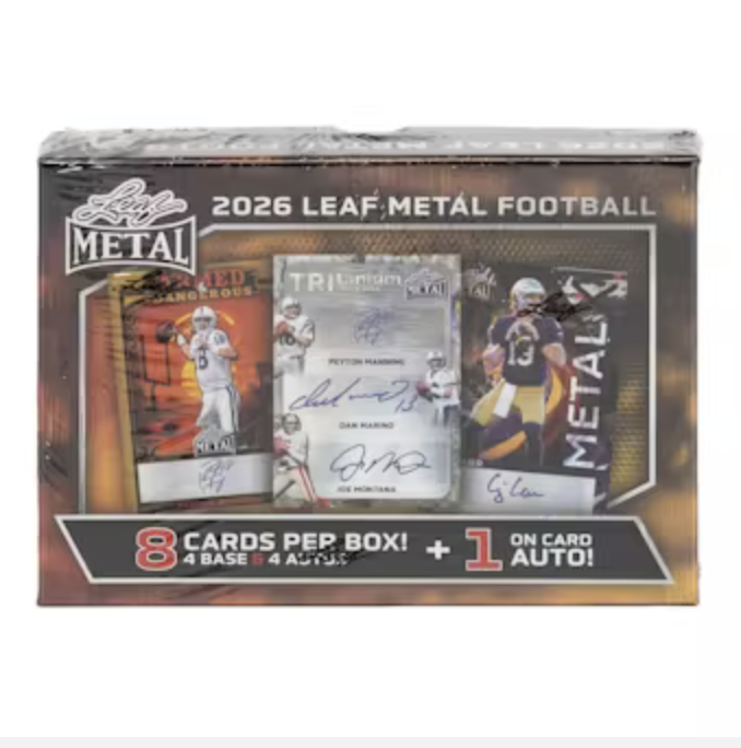 2026 Leaf Metal Football Hobby Box