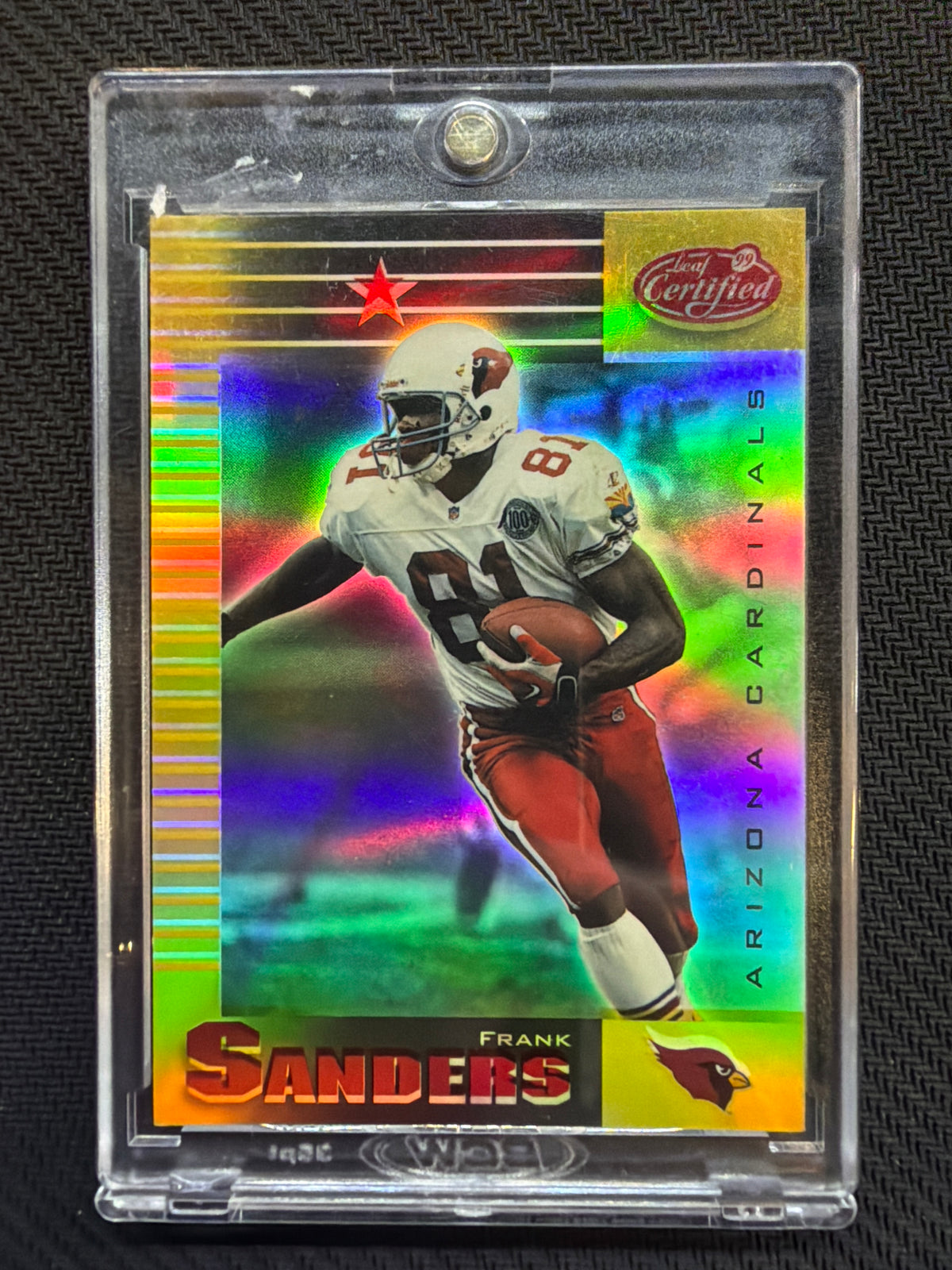 1999 Leaf Certified Frank Sanders /45 Cardinals Auburn