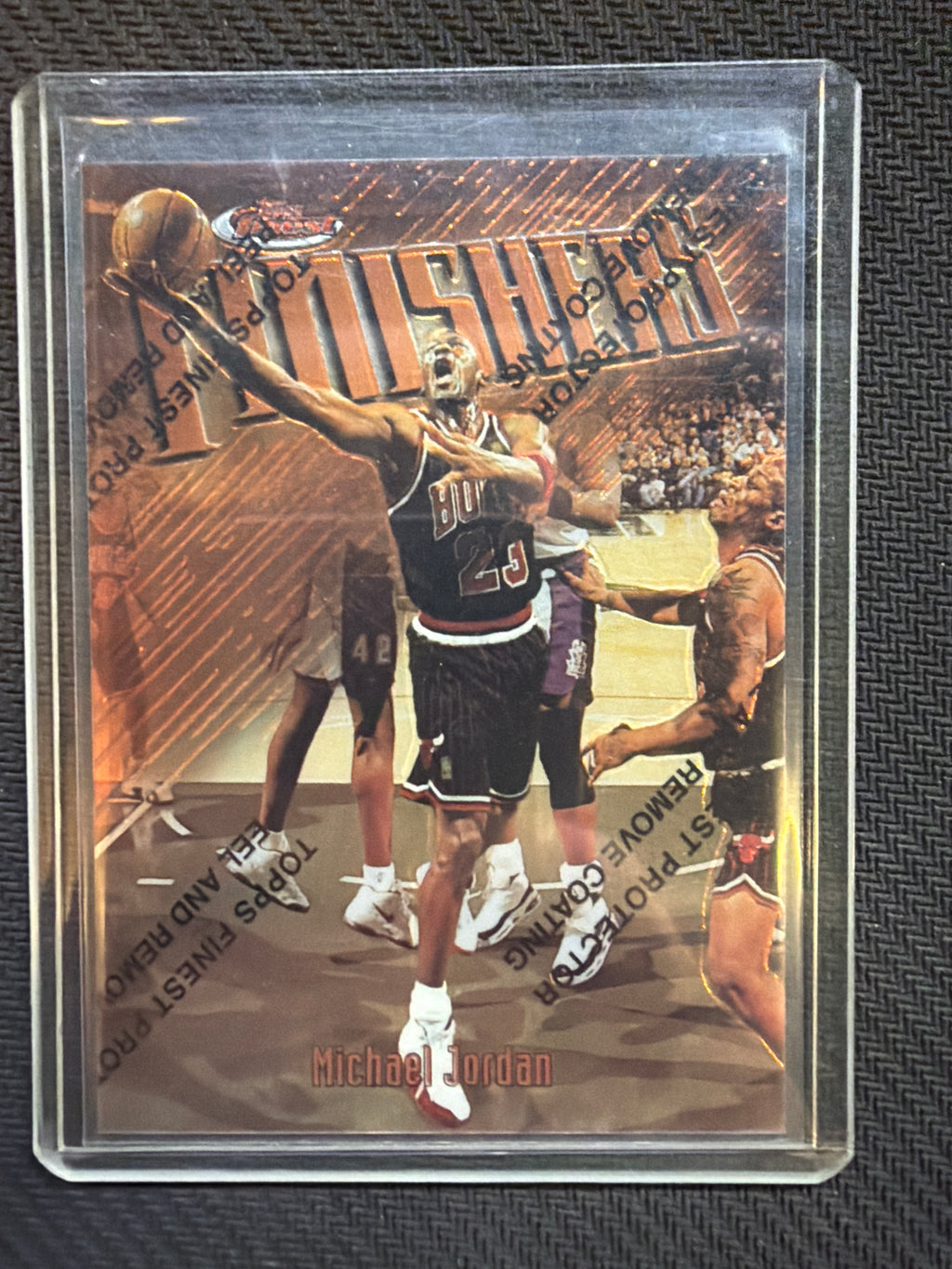 1997 Topps Finest Michael Jordan Finishers W/Coating #39 Bulls