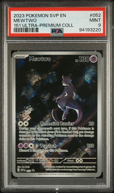 2023 Pokemon Promo Mewtwo Promo 052 PSA 9