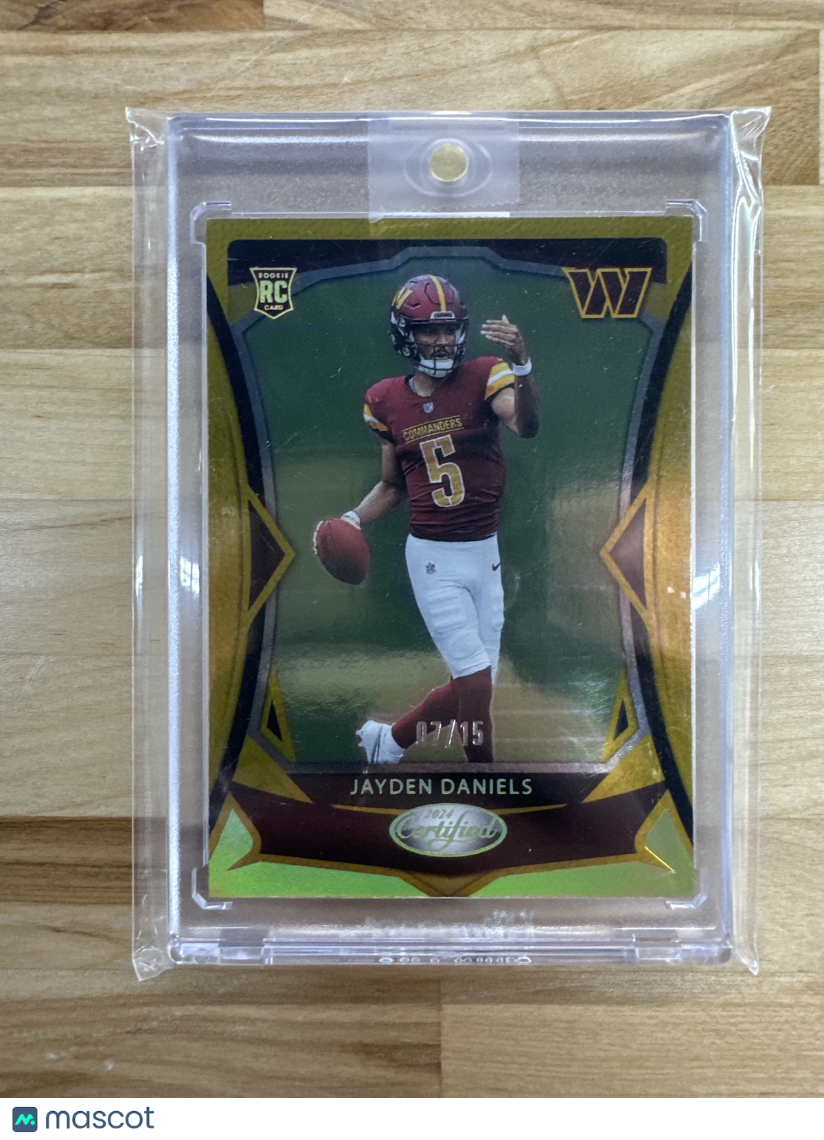 2024 Certified Jayden Daniels Gold /15 Commanders