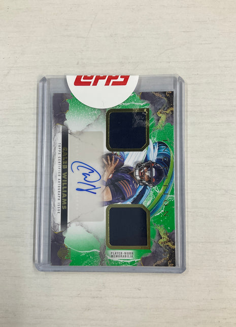 2024 Topps Inception Caleb Williams Patch Auto /150 Bears Dual