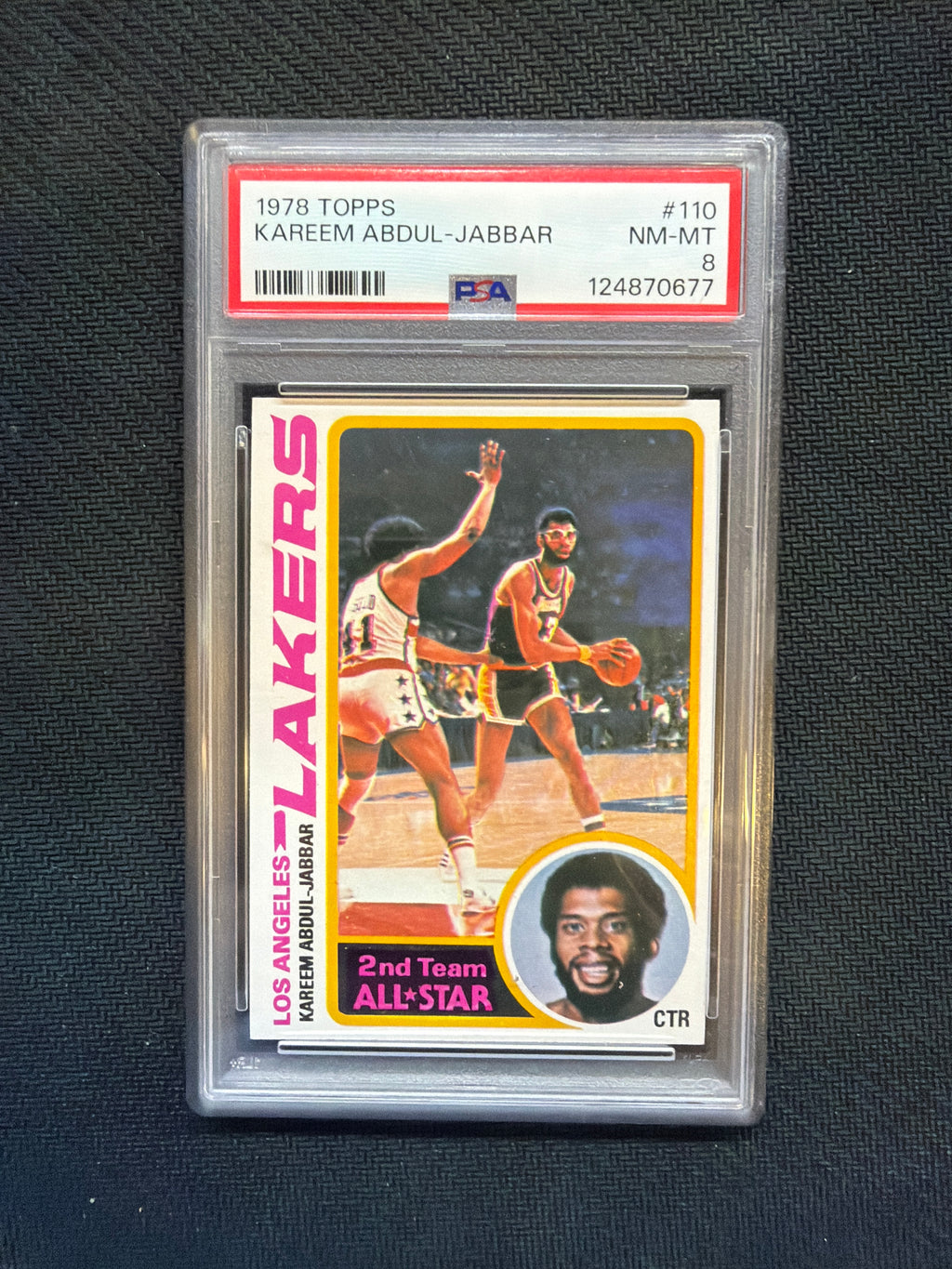 1978 Topps Kareem Abdul-Jabbar #110 PSA 8 All Star