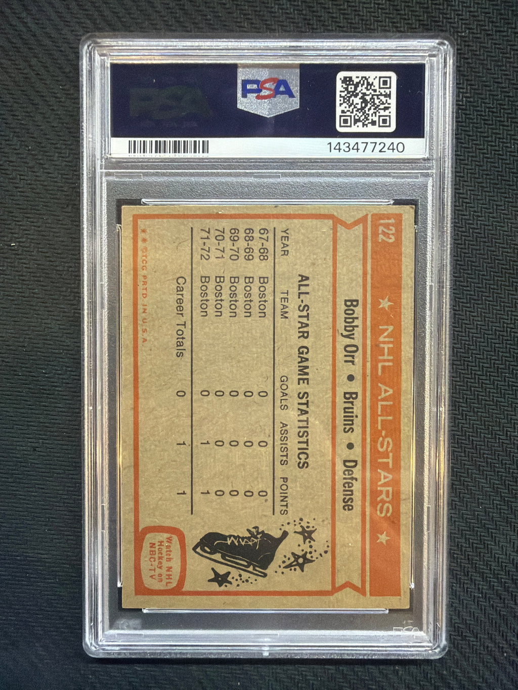 1972 Topps Bobby Orr #122 PSA 6