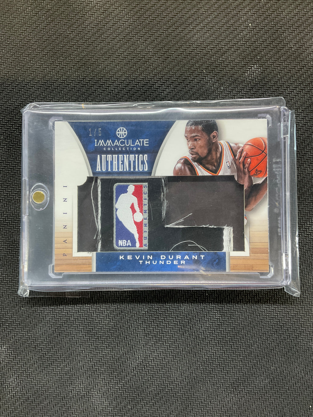 2012-13 Immaculate Kevin Durant Laungry Tag Logoman Patch /5 Thunder