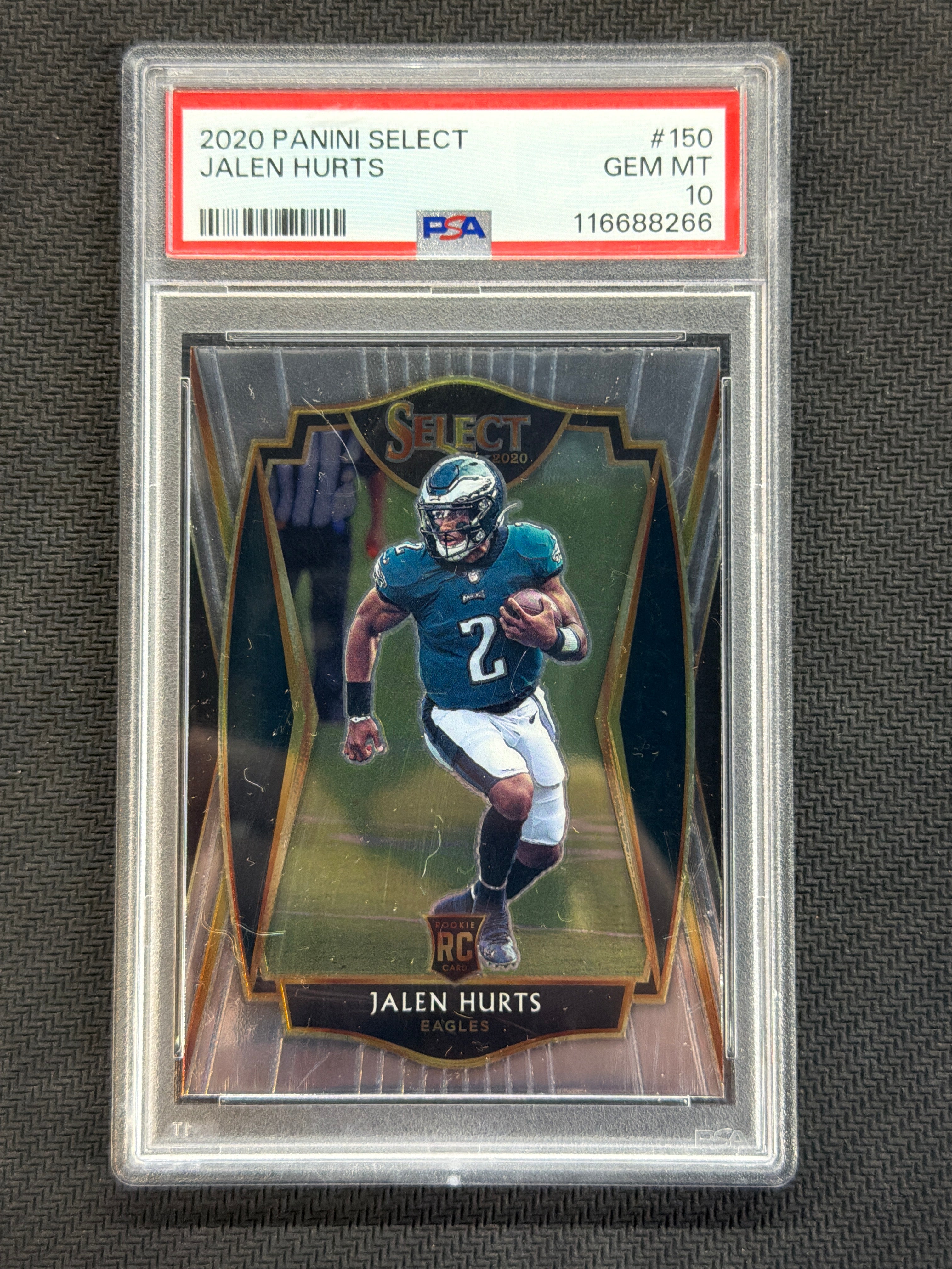 2020 Panini Select Jalen Hurts #150 Rookie PSA 10 266