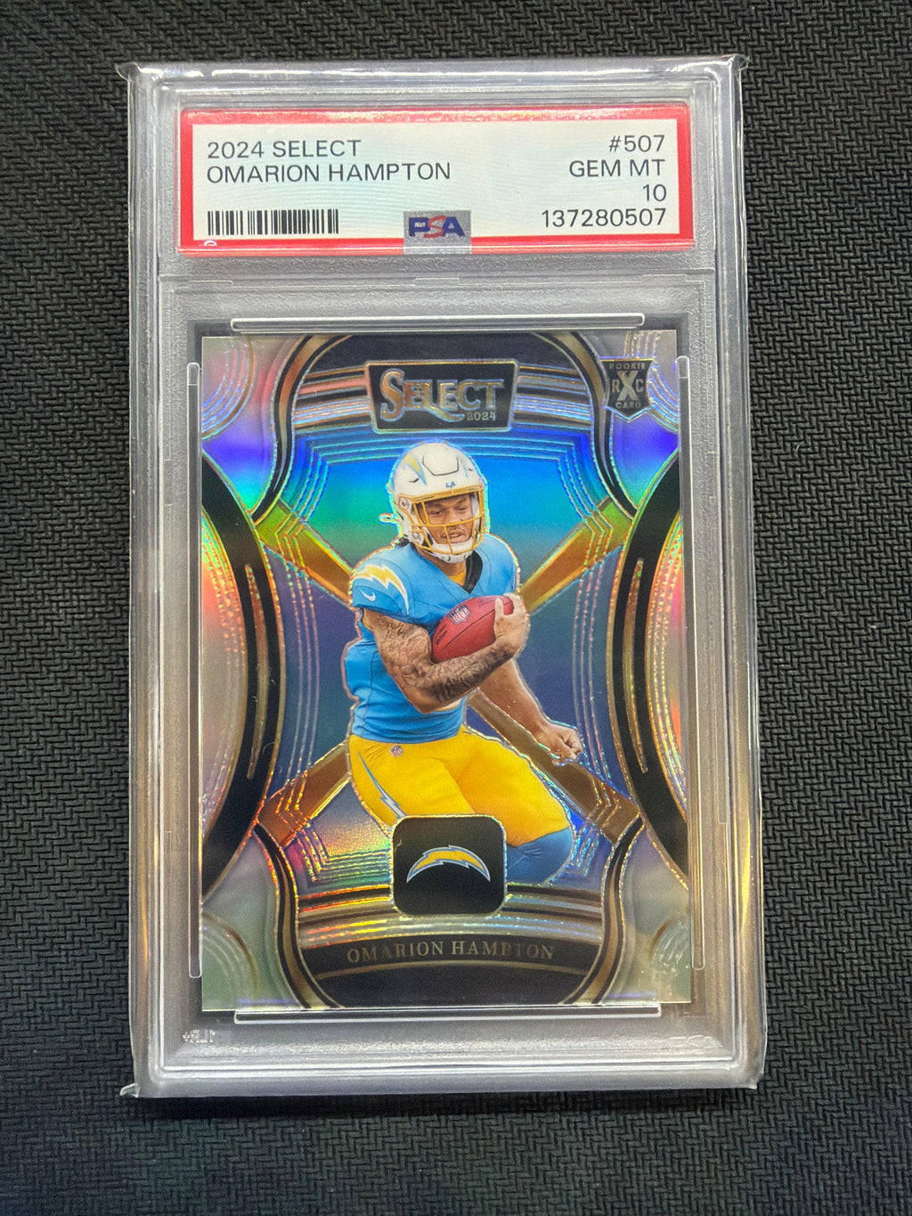 2024 Select XRC Omarion Hampton Rookie #507 PSA 10