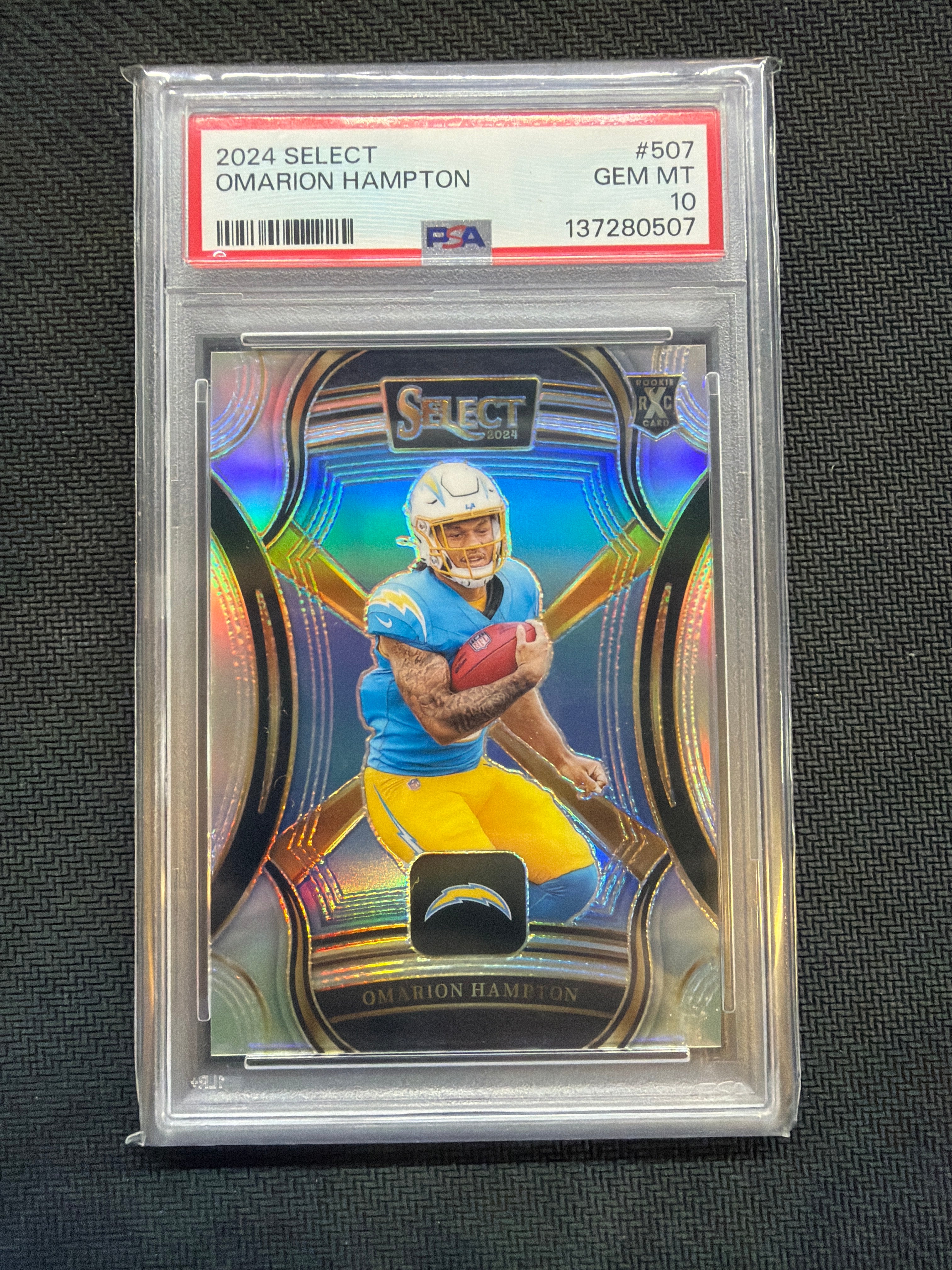 2024 Select XRC Omarion Hampton Rookie #507 PSA 10