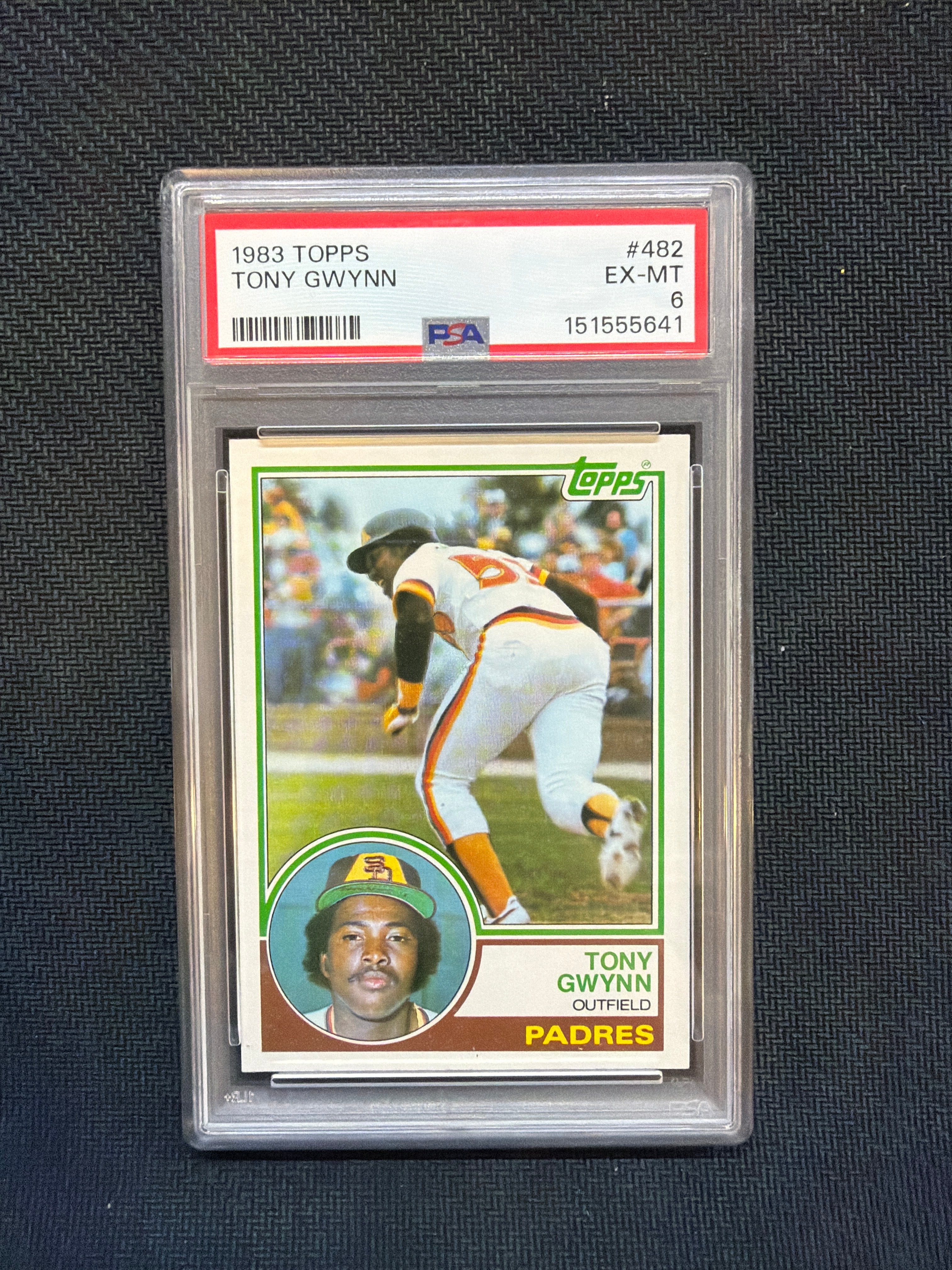 1983 Topps Tony Gwynn #482 PSA 6 641 Rookie