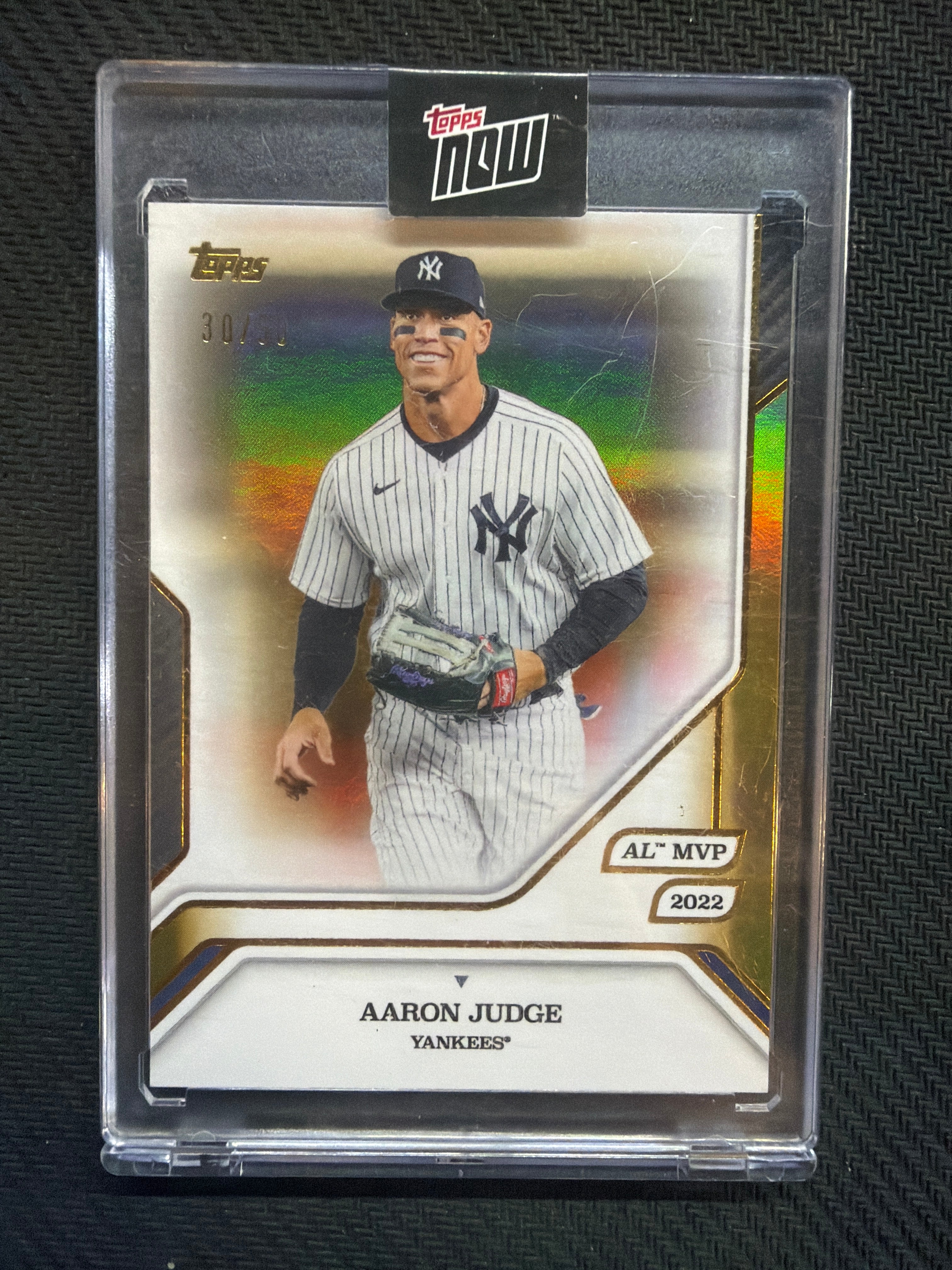 2025 Topps MVP Collection Aaron Judge #33 /50 Gold Yankees