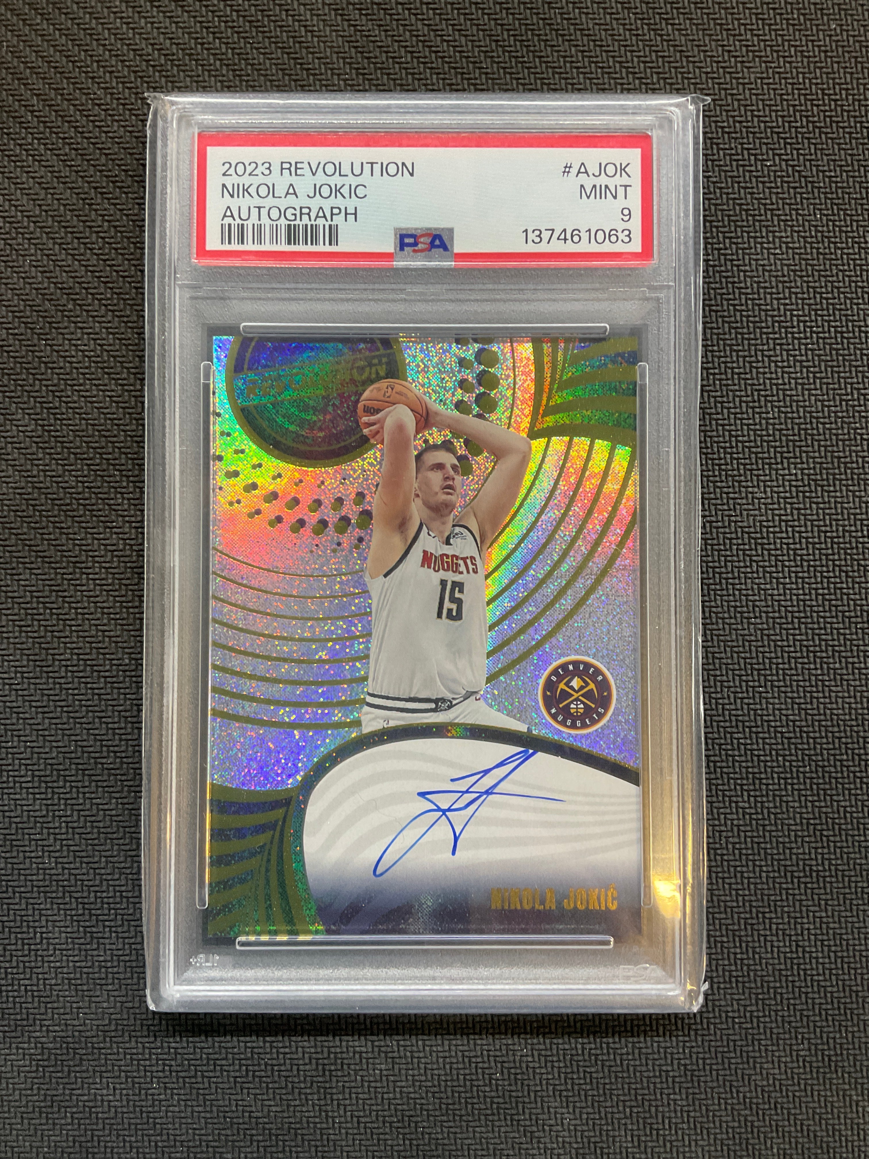2023 Revolution Nikola Jokic #AJOK Auto PSA 9 Nuggets 063