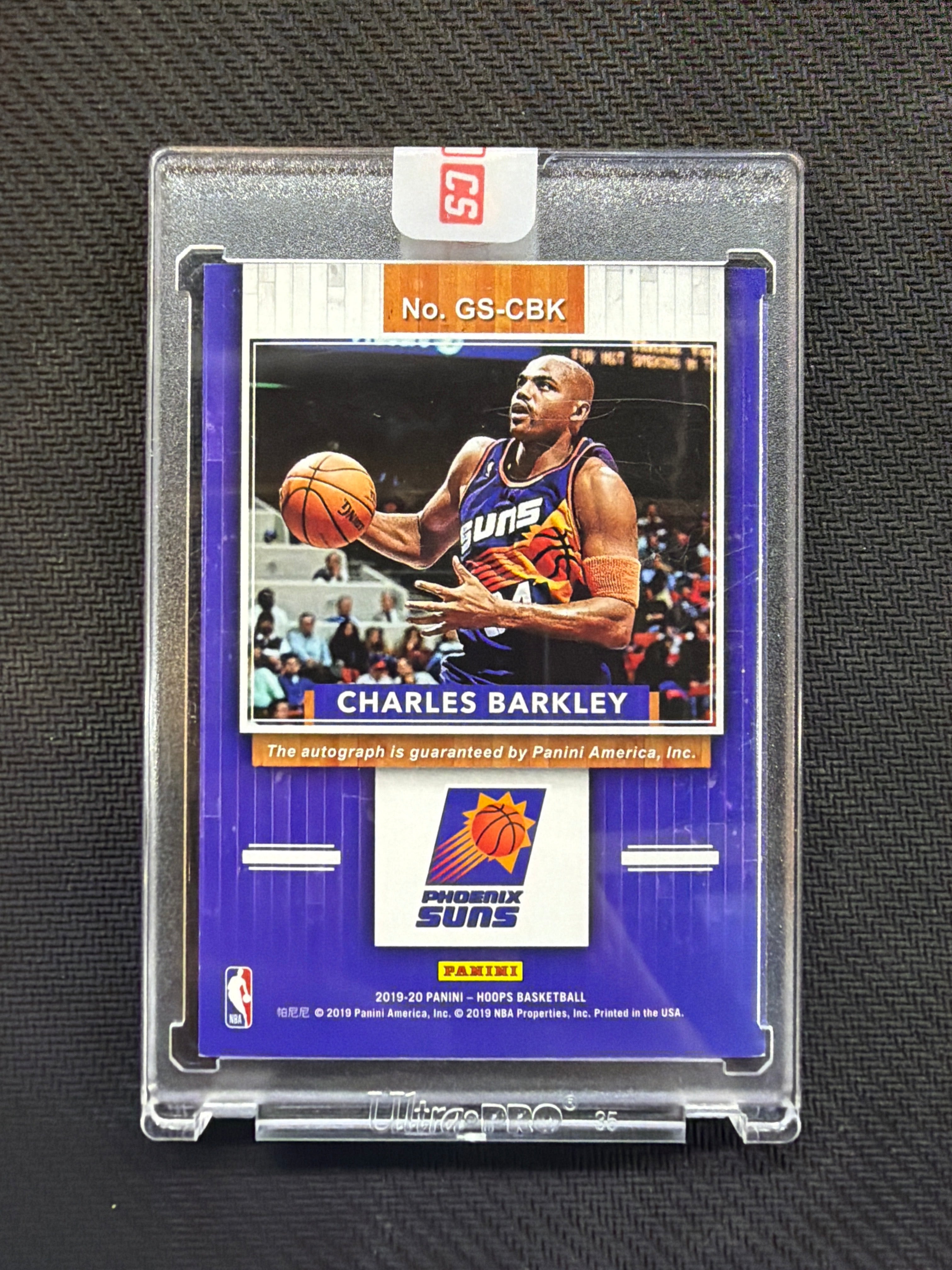 2019 Panini NBA Hoops Charles Barkley Great Significance Auto /10 Gold Suns