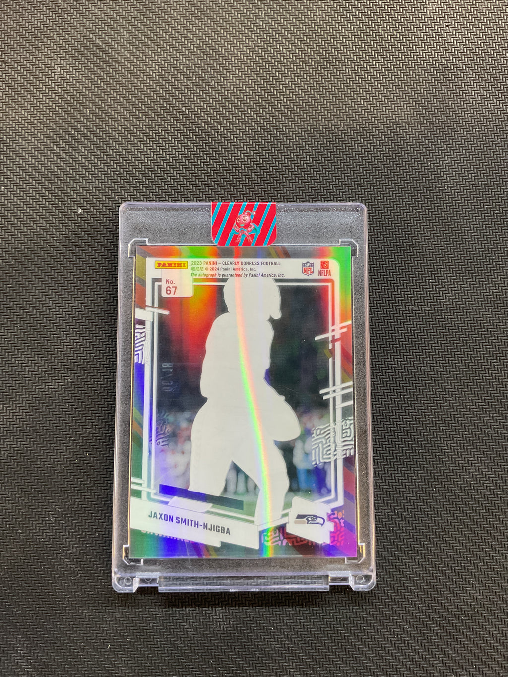 2023 Donruss Clearly Jaxson Smith-Njigba Rated Rookie Auto /18 Seahawks