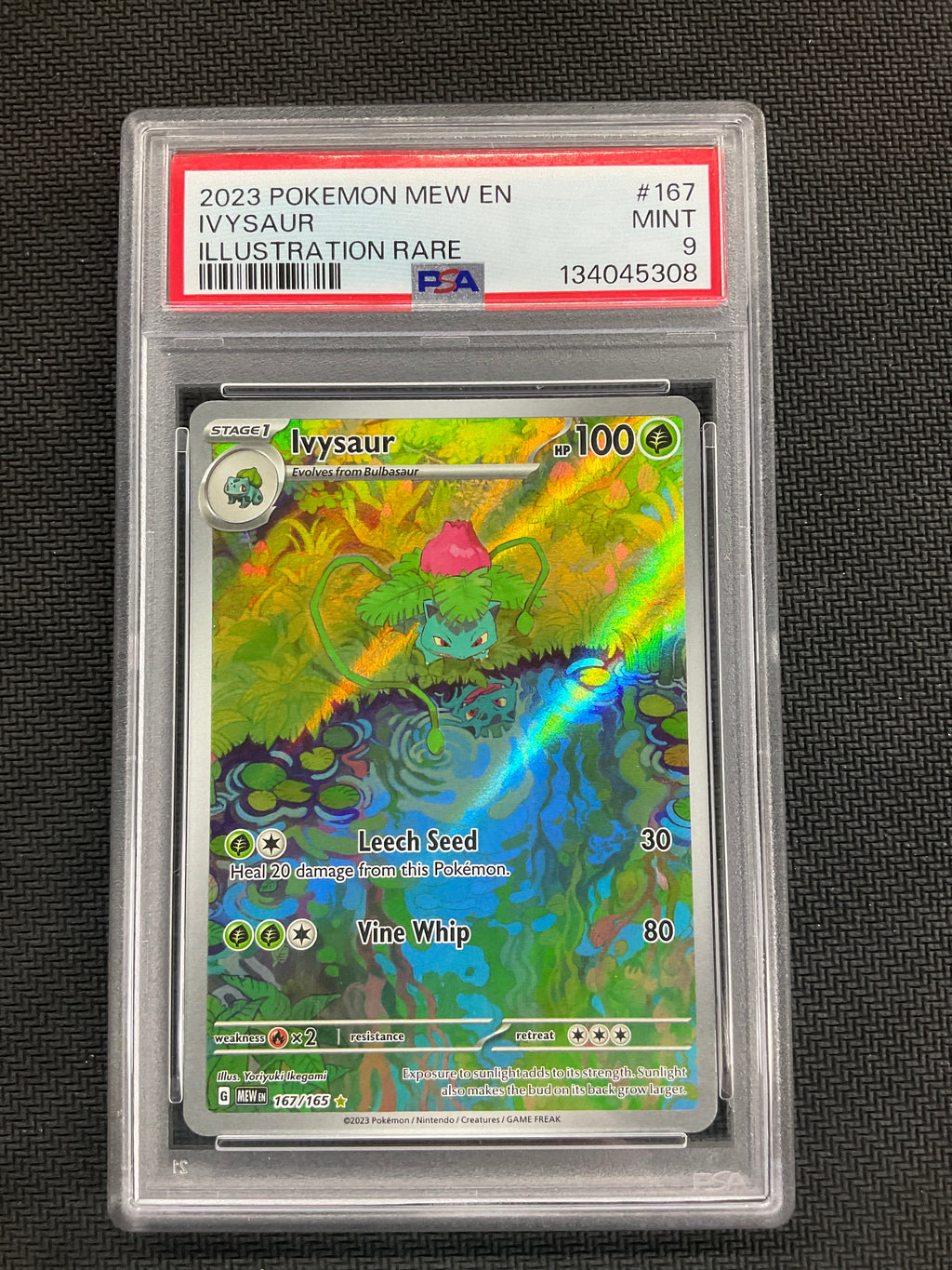 2023 Ivysaur 167 PSA 9