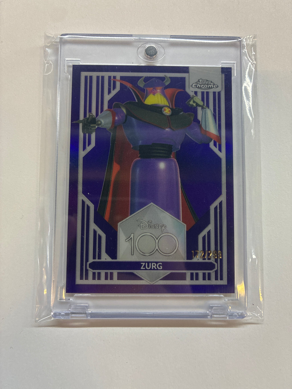 2023 Topps Chrome Disney 100 Zurg Purple Refractor /299