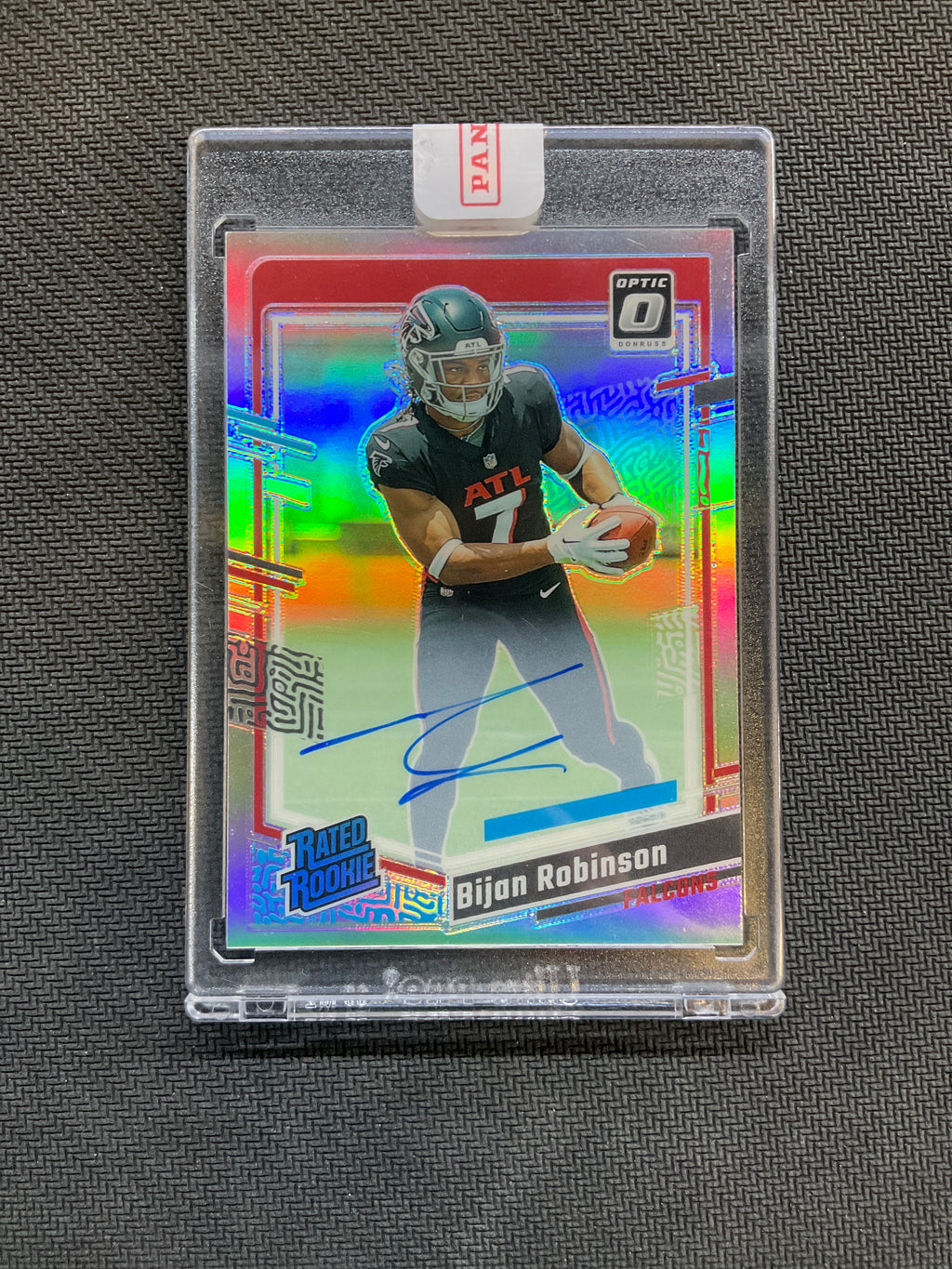 2023 Donruss Optic Bijan Robinson Rookie Auto Holo /75 Falcons