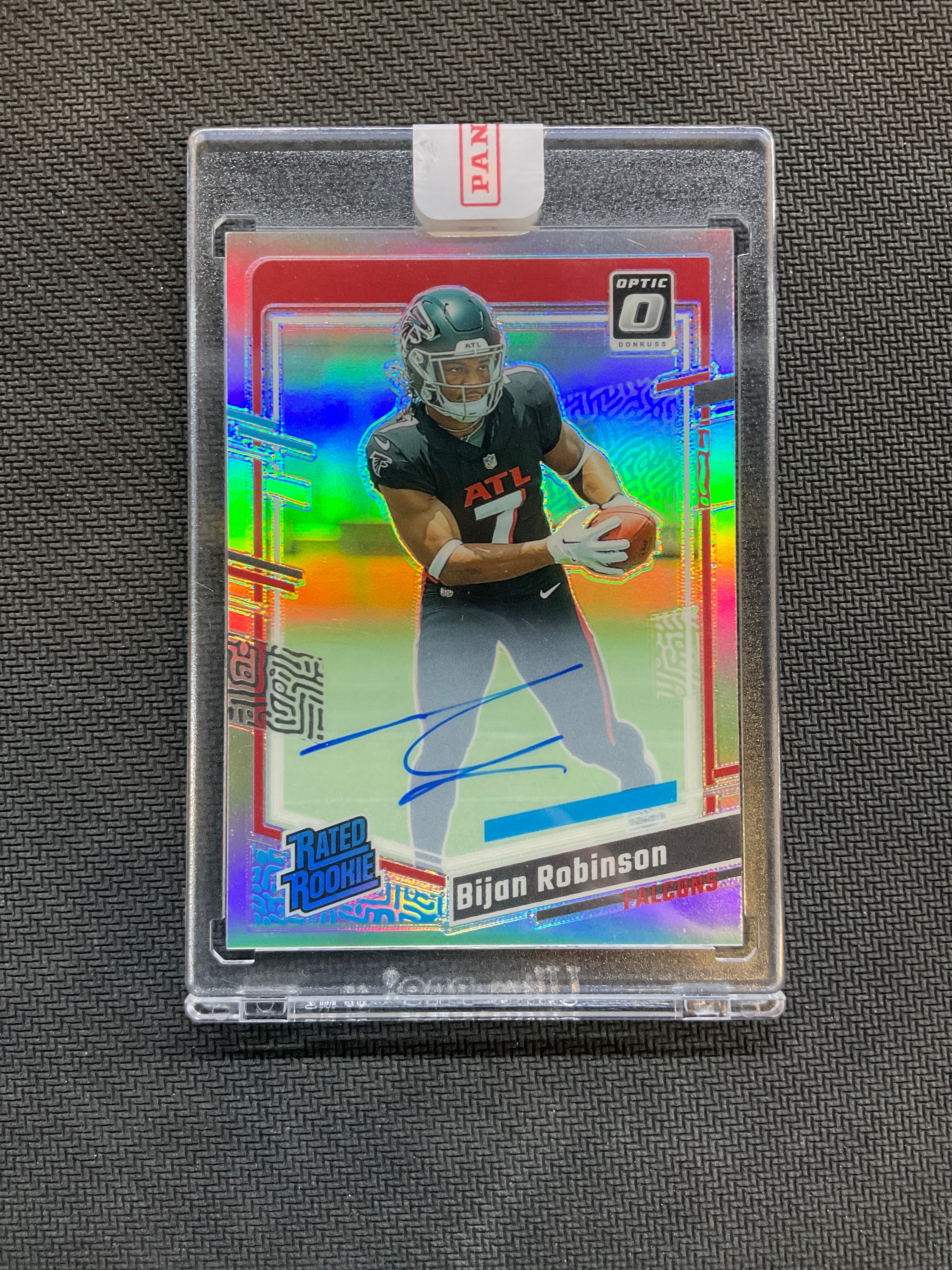 2023 Donruss Optic Bijan Robinson Rookie Auto Holo /75 Falcons