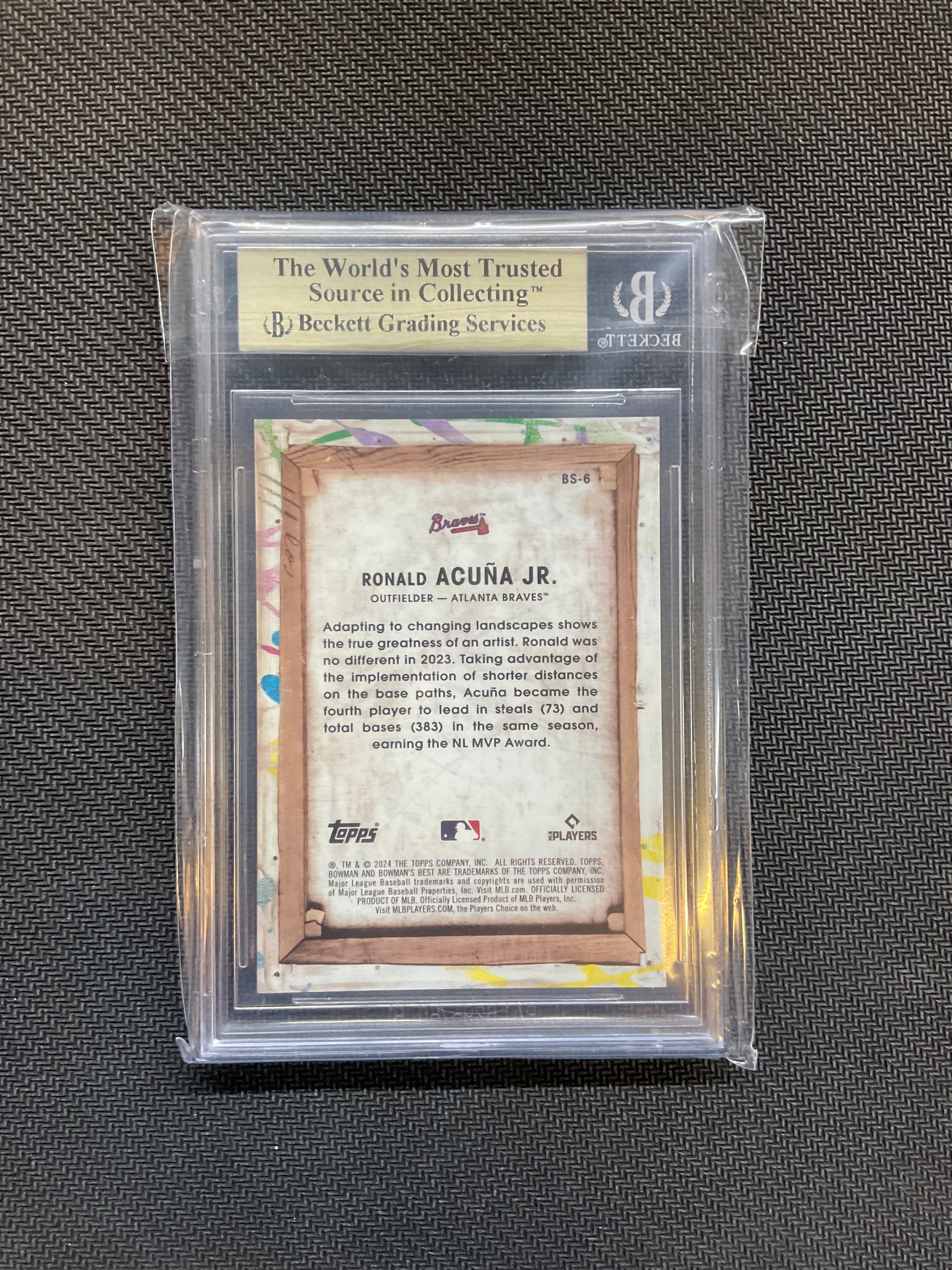 2024 Bowman's Best Ronald Acuna Jr. Showpieces BGS 10 Braves