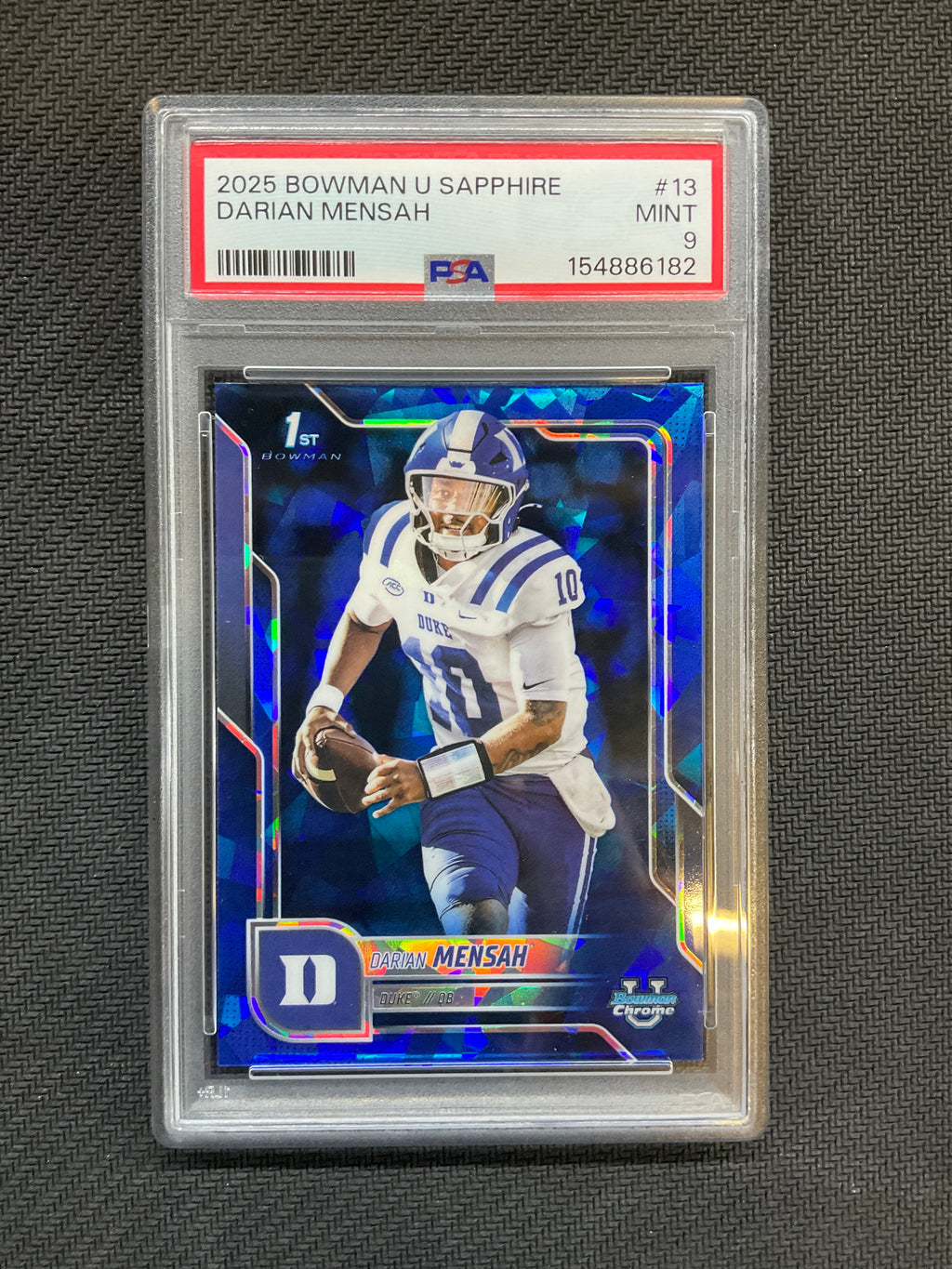 2025 Bowman U Sapphire Darian Mensah PSA 9