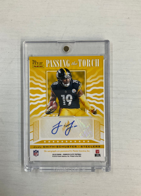 2019 Donruss Elite Hines Ward Juju Smith Passing The Torch Auto /15