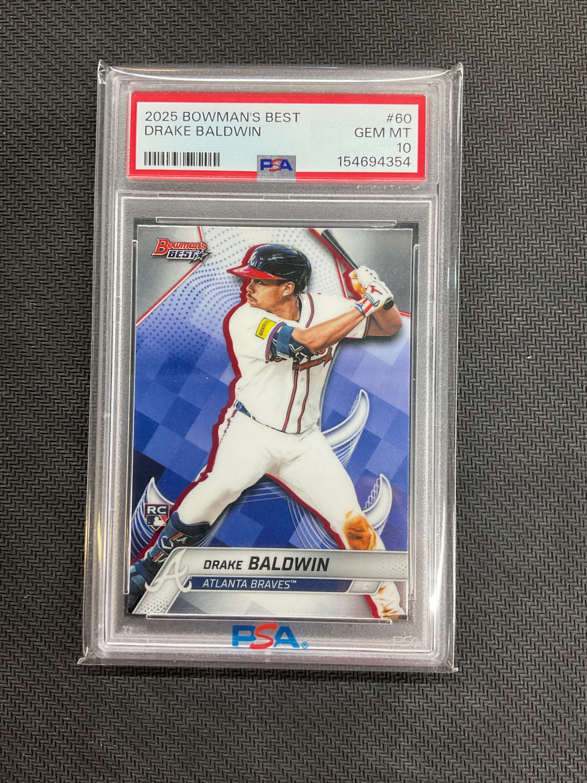 2025 Bowman's Best Drake Baldwin Rookie PSA 10 354
