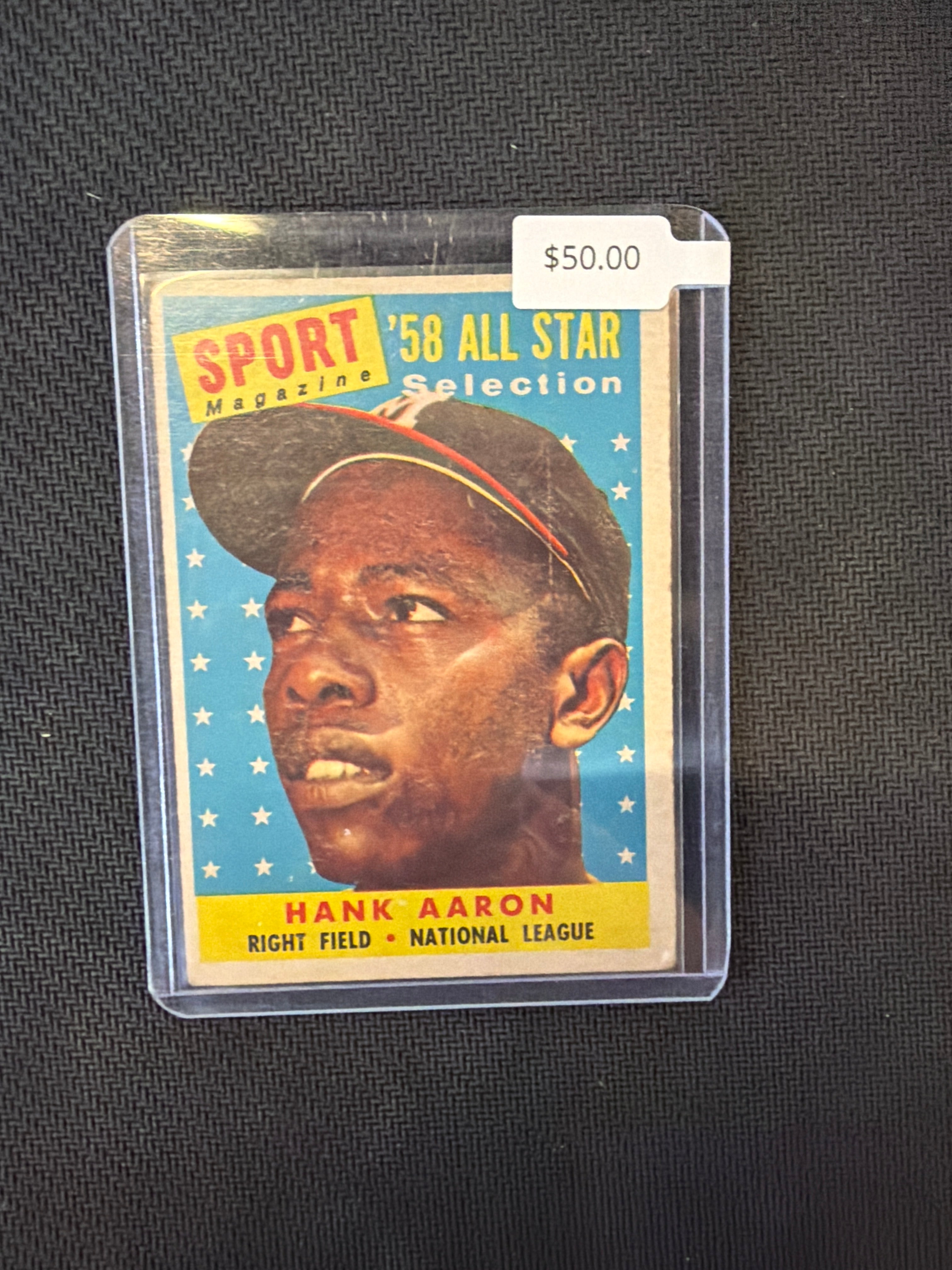1958 Topps Hank Aaron All Star #488 Braves