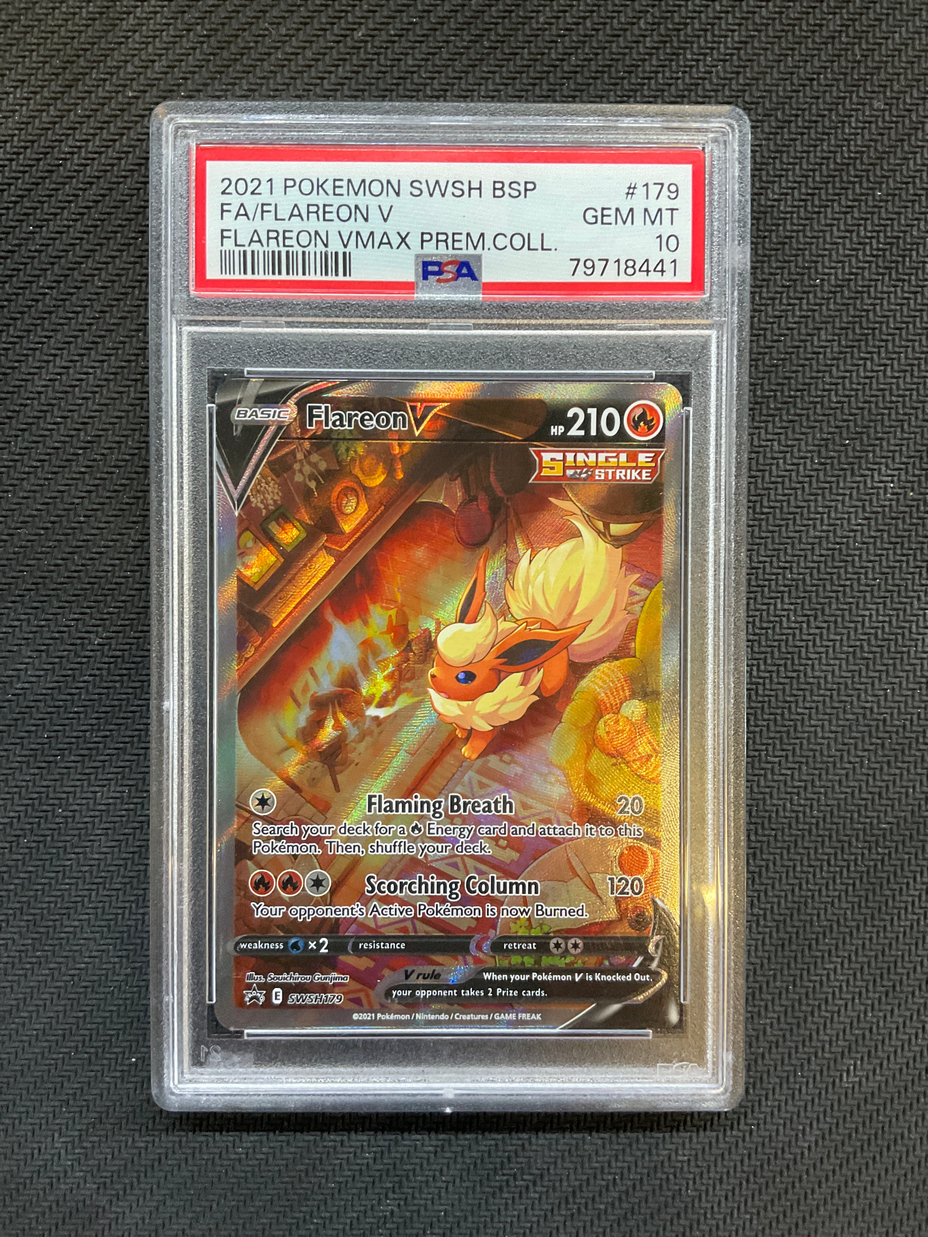 gold flareon pokemon card 2021 Sword & Shield Promo V SWSH179 PSA 10 – Magic City Collectibles Style:Enhanced Evolution Vampire Noble Each Active Pokémon (both Through the Breach |