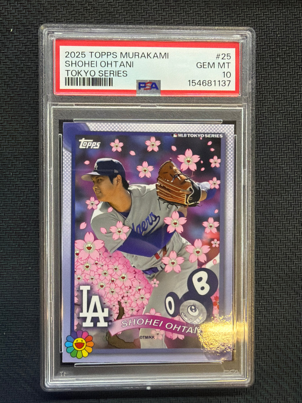 2025 Topps Murakami Shohei Ohtani Tokyo Series #25 PSA 10 137 Pitching Dodgers