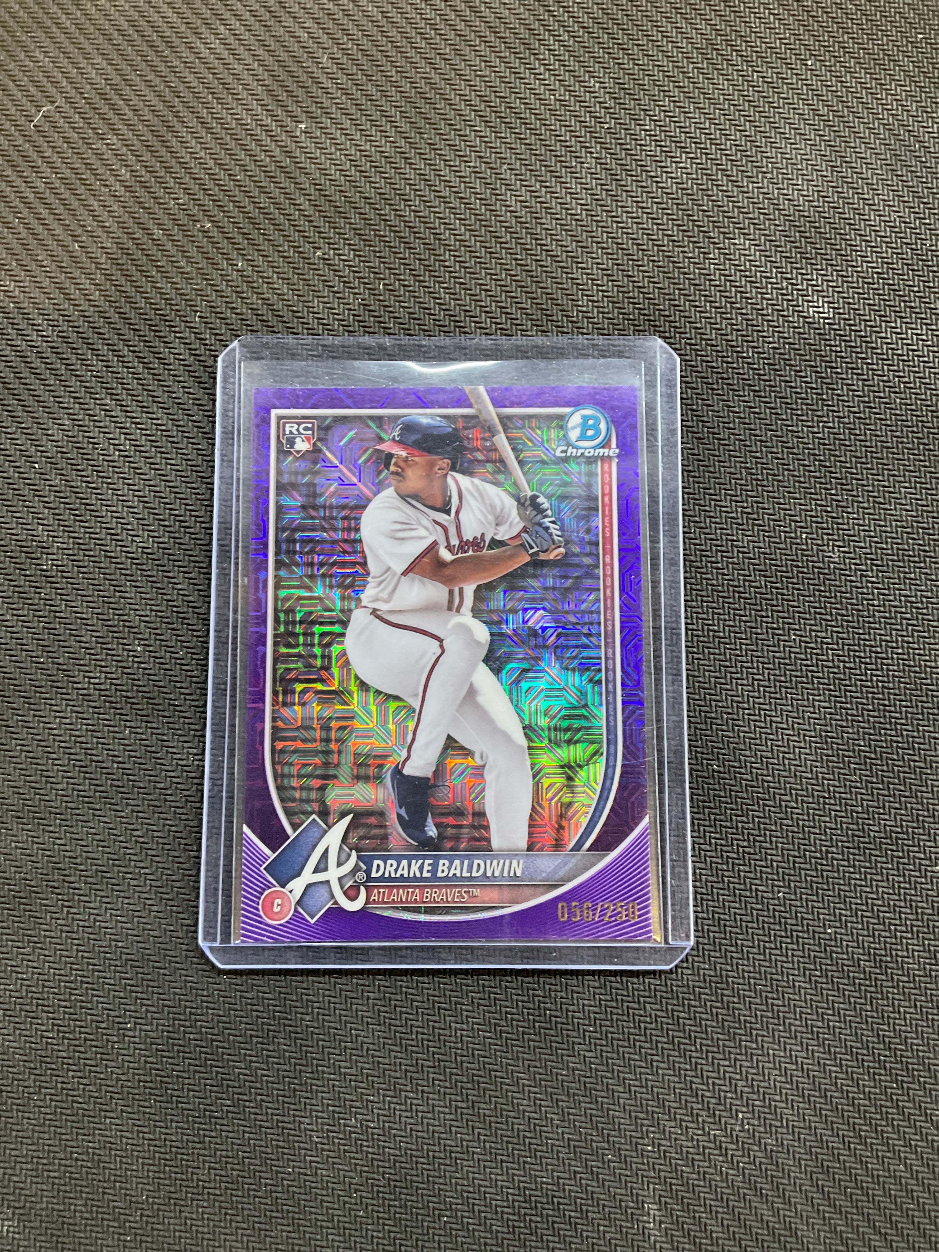 2025 Bowman Chrome Drake Baldwin Mega Box Purple Mojo /250 Braves