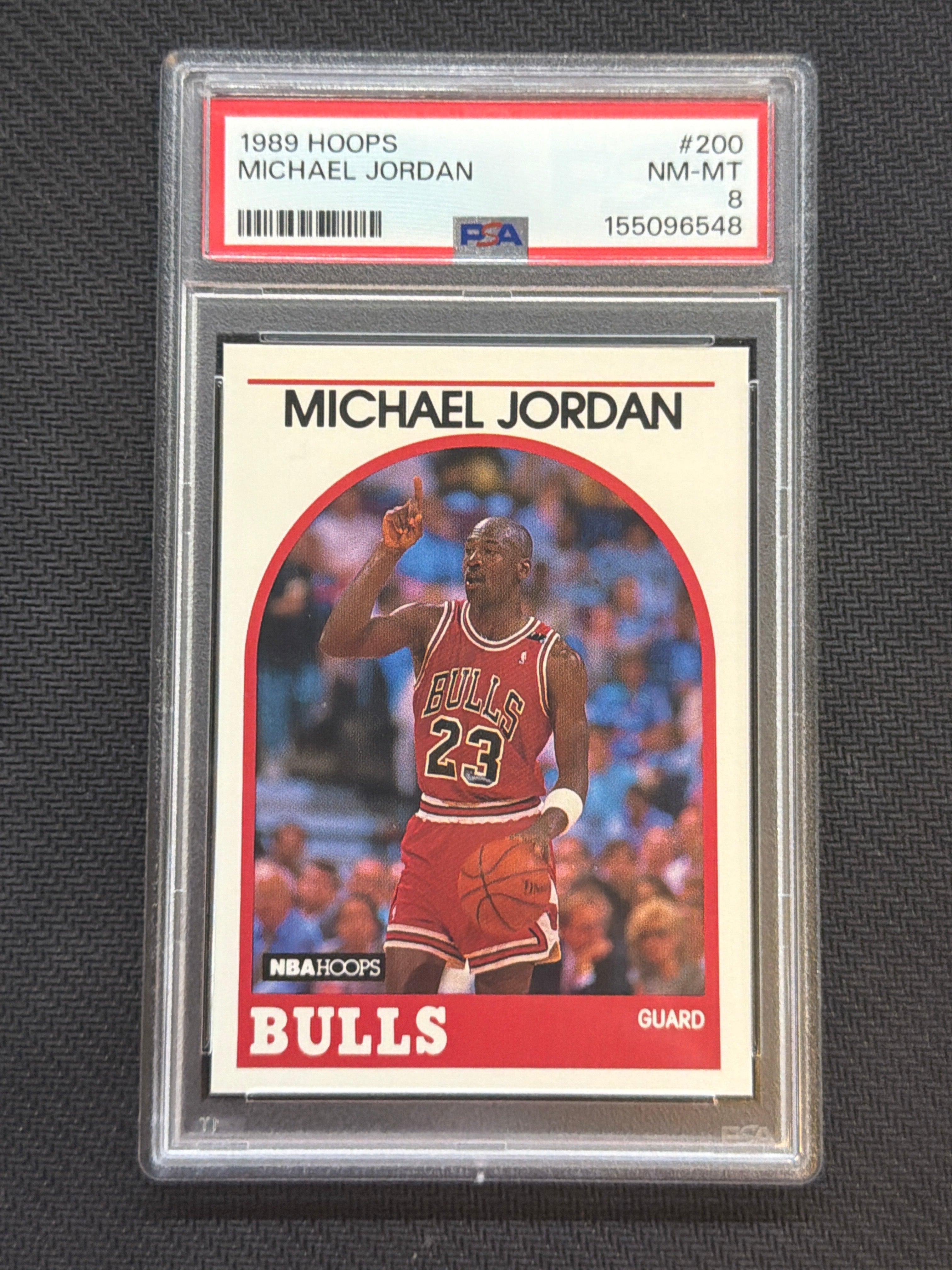 1989 Hoops Michael Jordan #200 PSA 8 Bulls