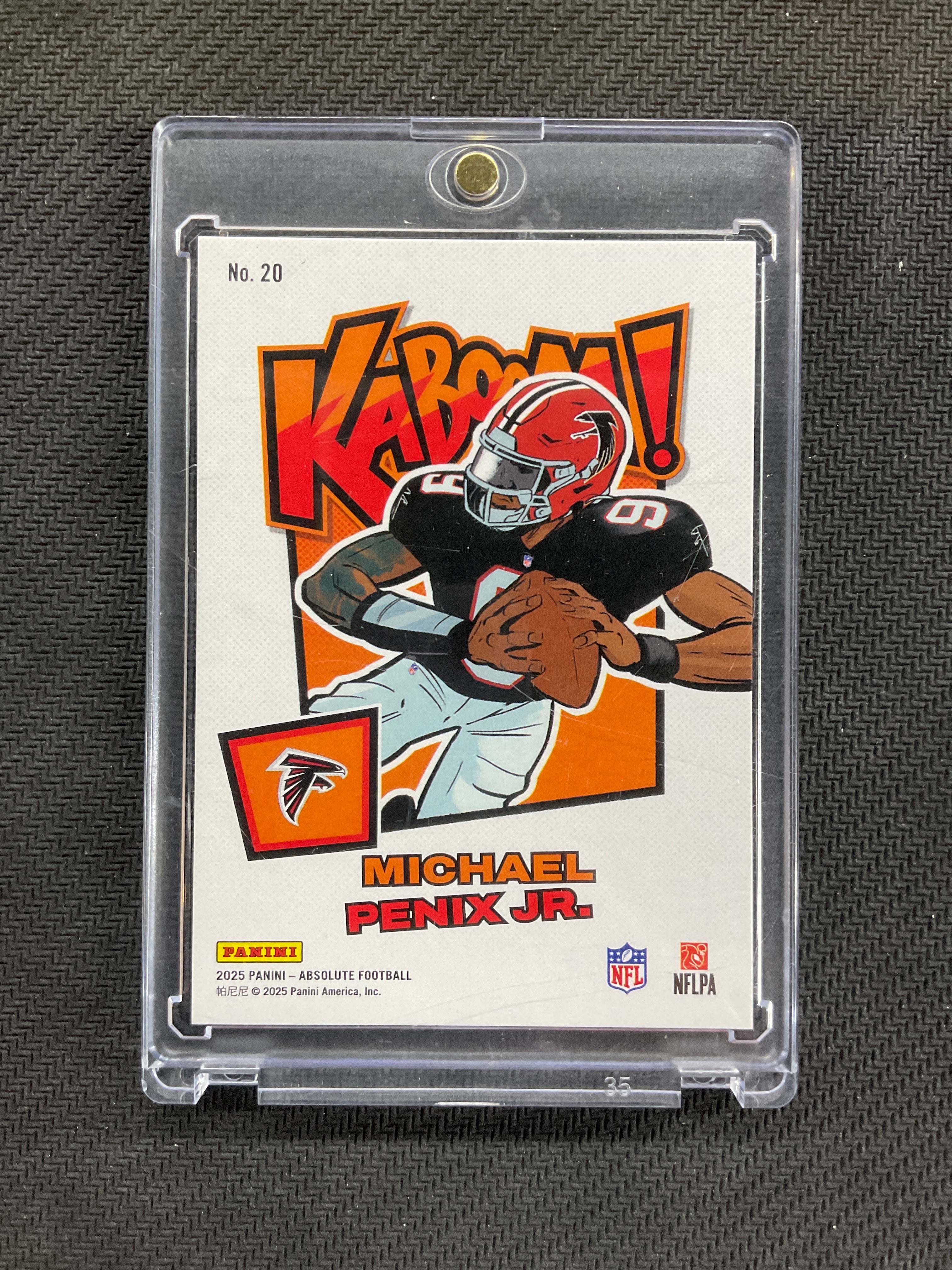 2025 Absolute Michael Penix Jr. Kaboom! #20 Horizontal