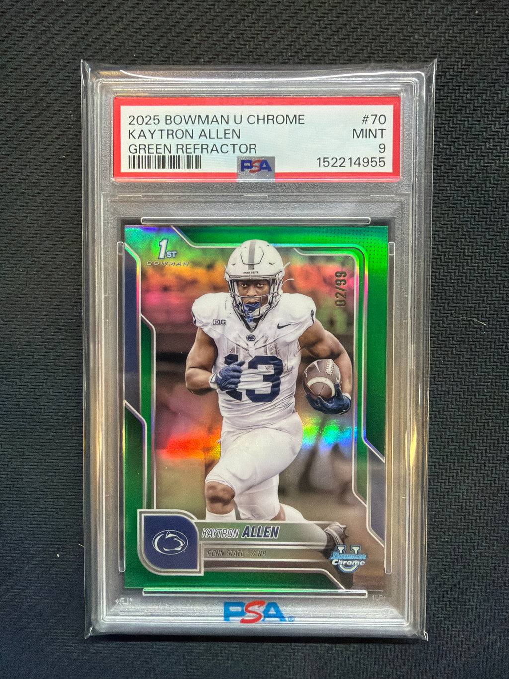 2025 Bowman U Chrome Kaytron Allen Green /99 PSA 9
