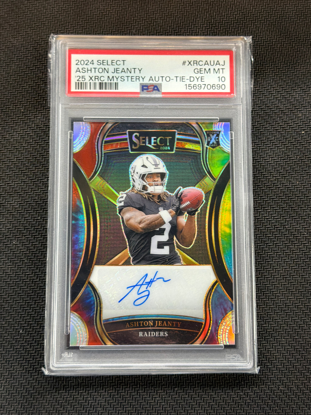 2024 Select XRC Ashton Jeanty Rookie Auto /25 PSA 10 690