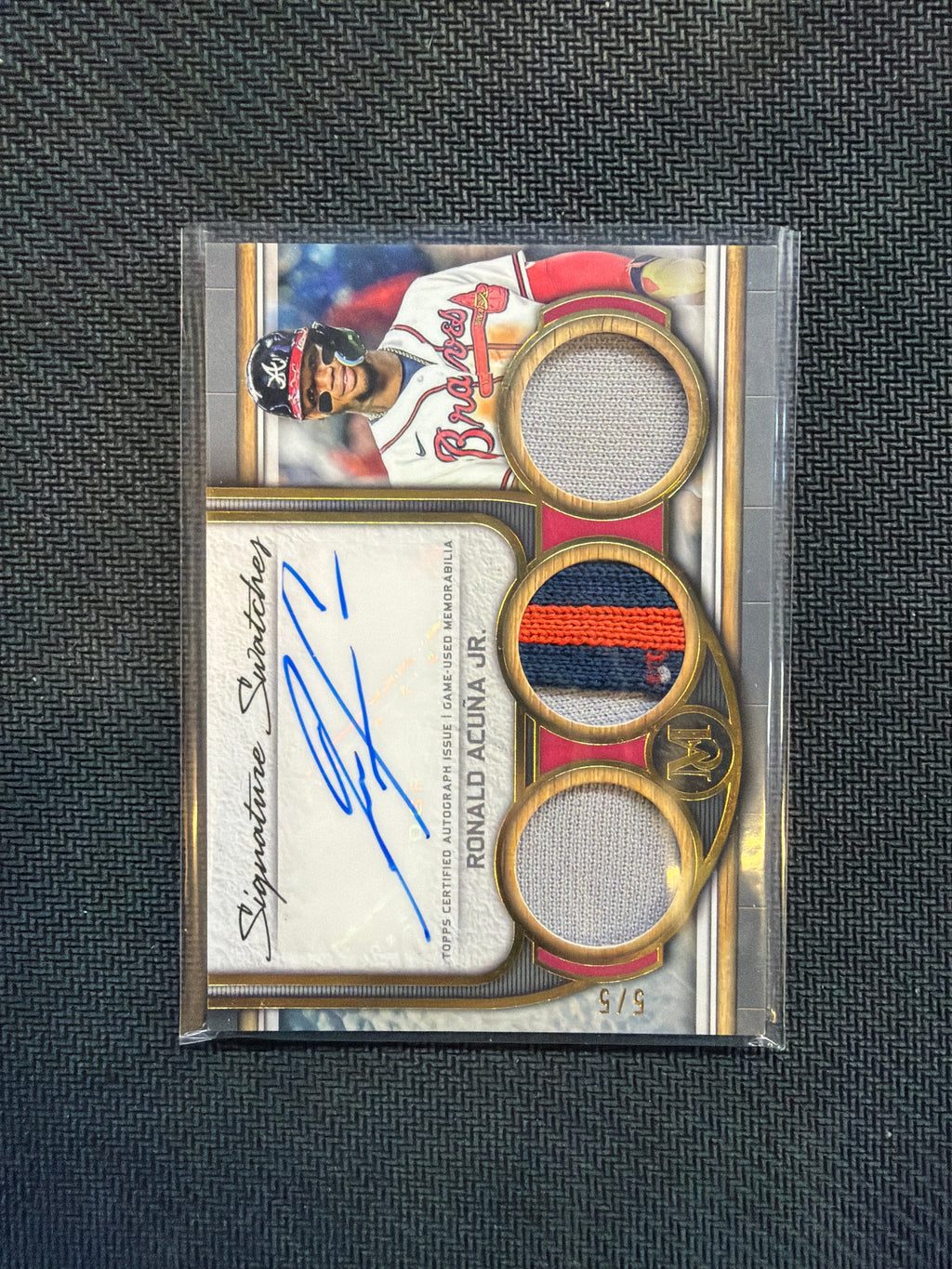 2023 Topps Museum Ronald Acuna Jr. Patch Auto /5 Braves