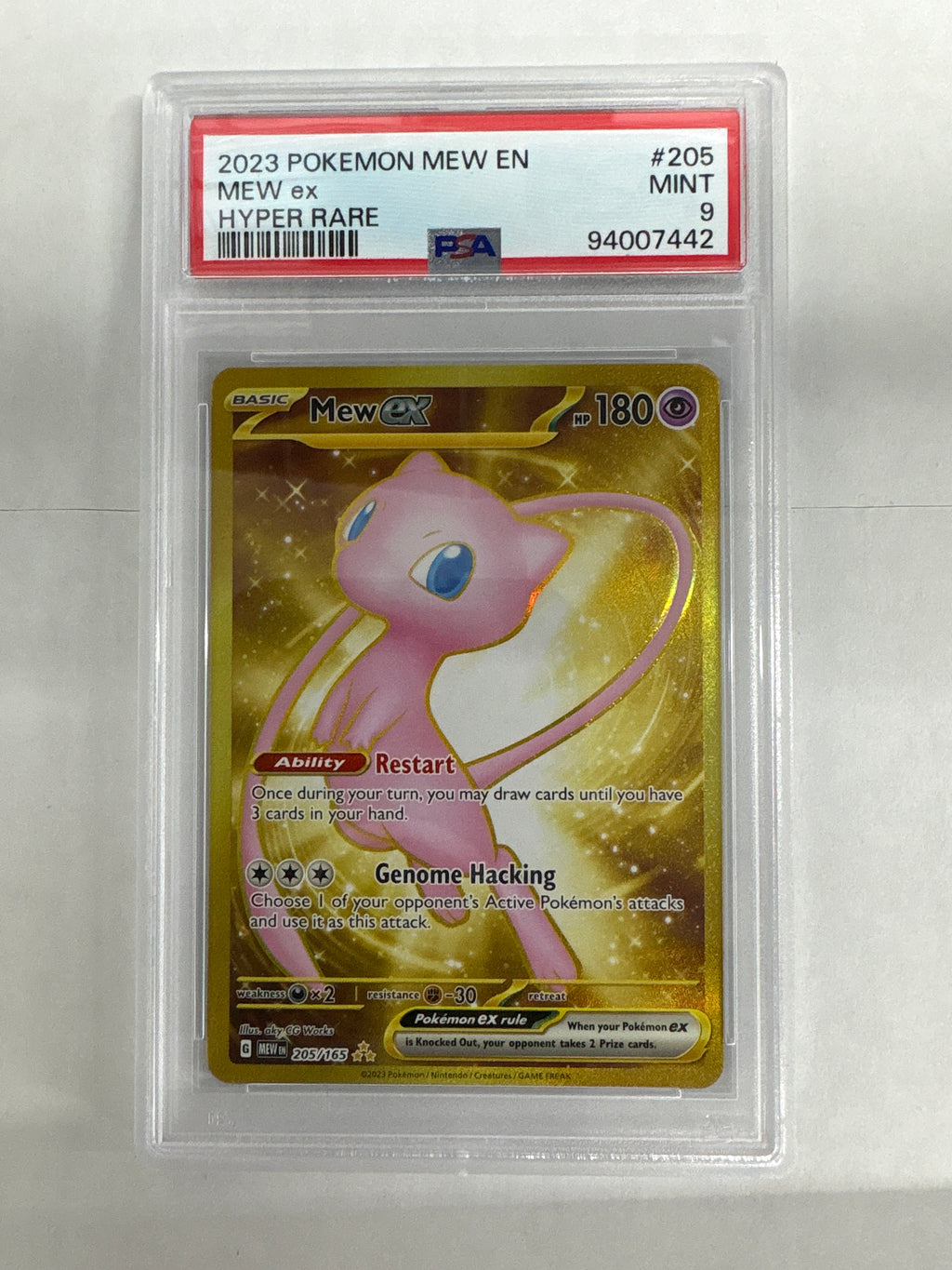 2023 Pokemon 151 Mew ex 205 PSA 9 442