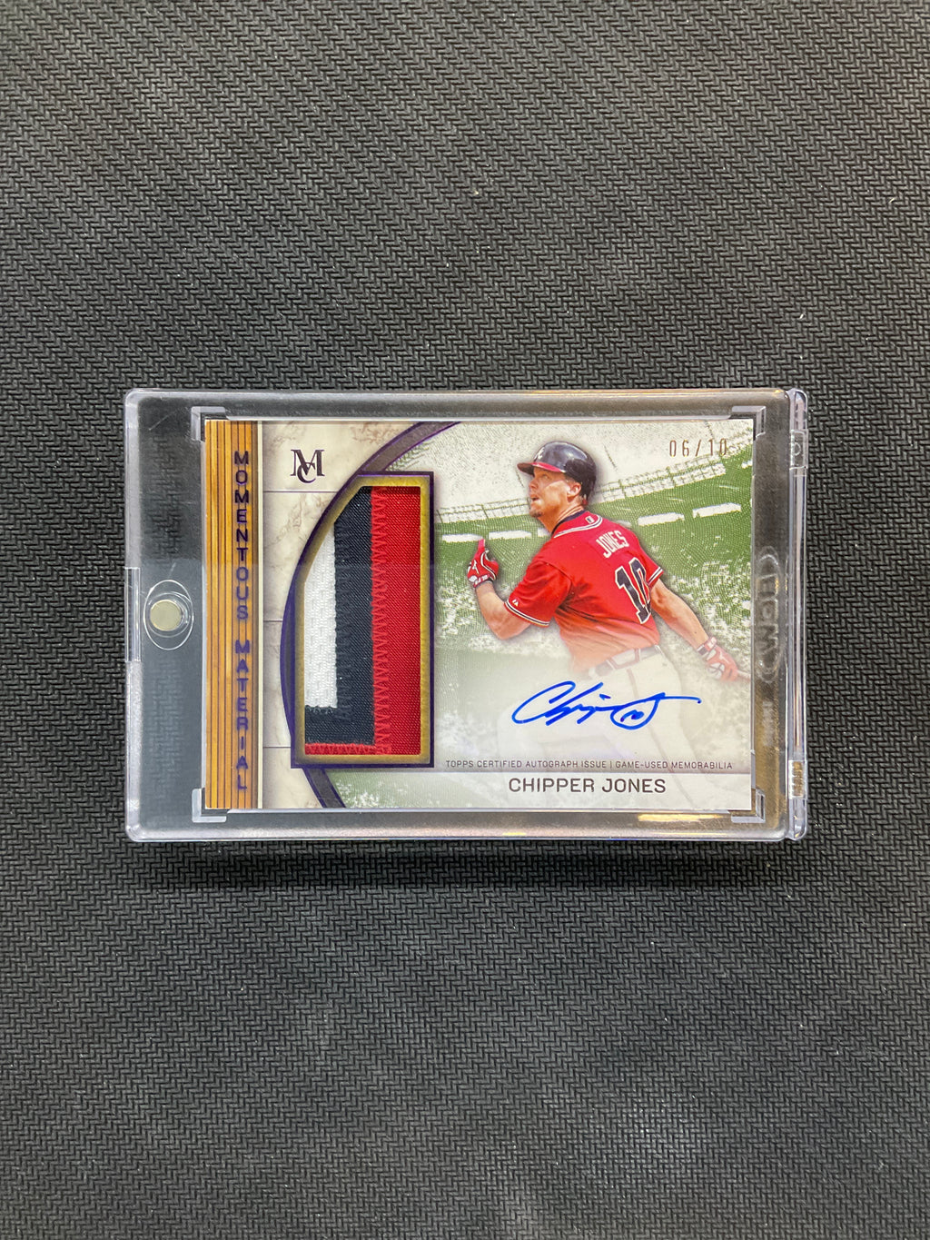 2025 Topps Museum Chipper Jones Patch Auto /10 Braves
