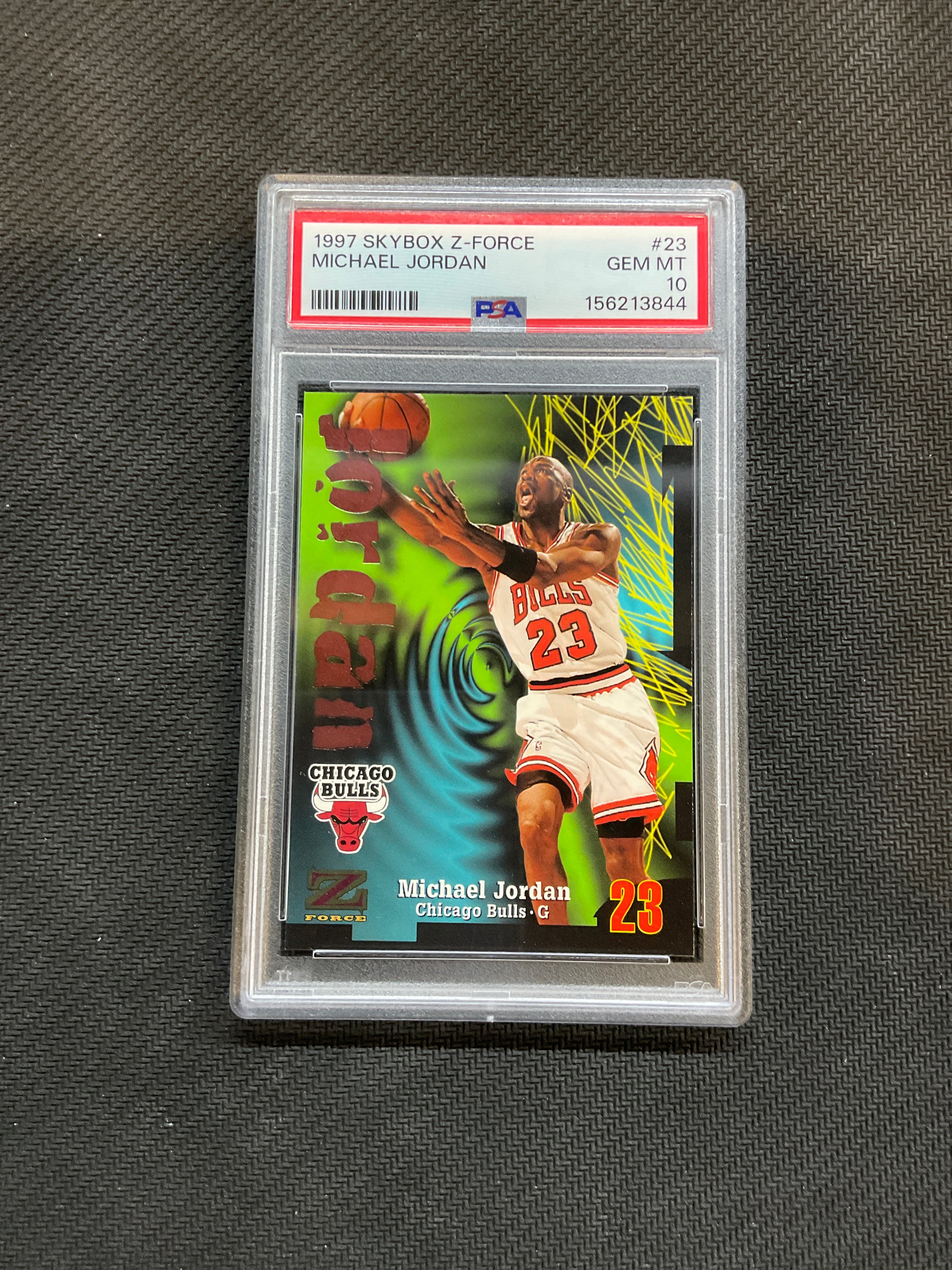 1997 Skybox Z-Force Michael Jordan PSA 10 Bulls