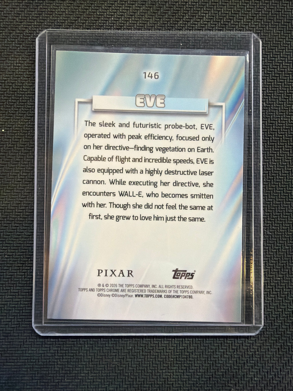2026 Topps Chrome Disney Eve Blue Wave /150 #146