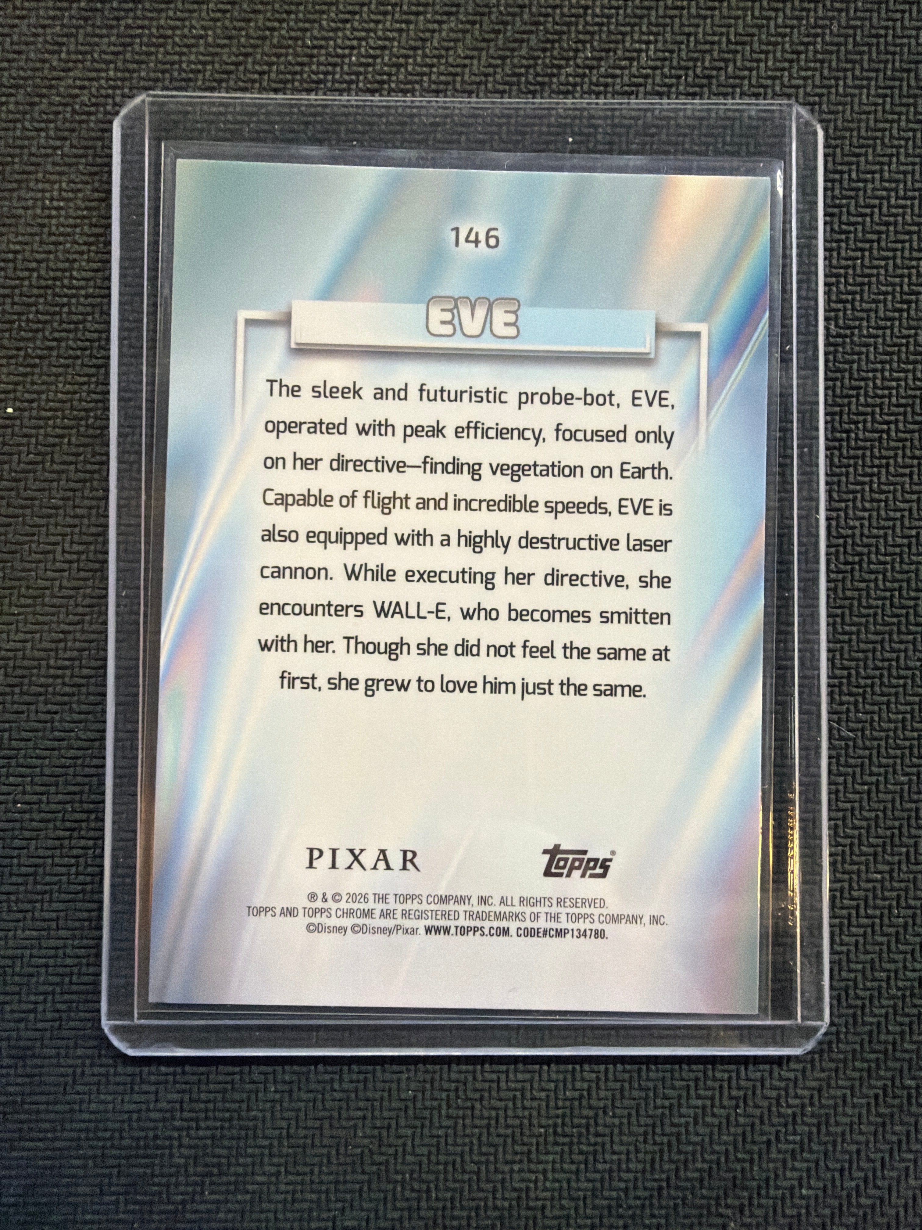 2026 Topps Chrome Disney Eve Blue Wave /150 #146